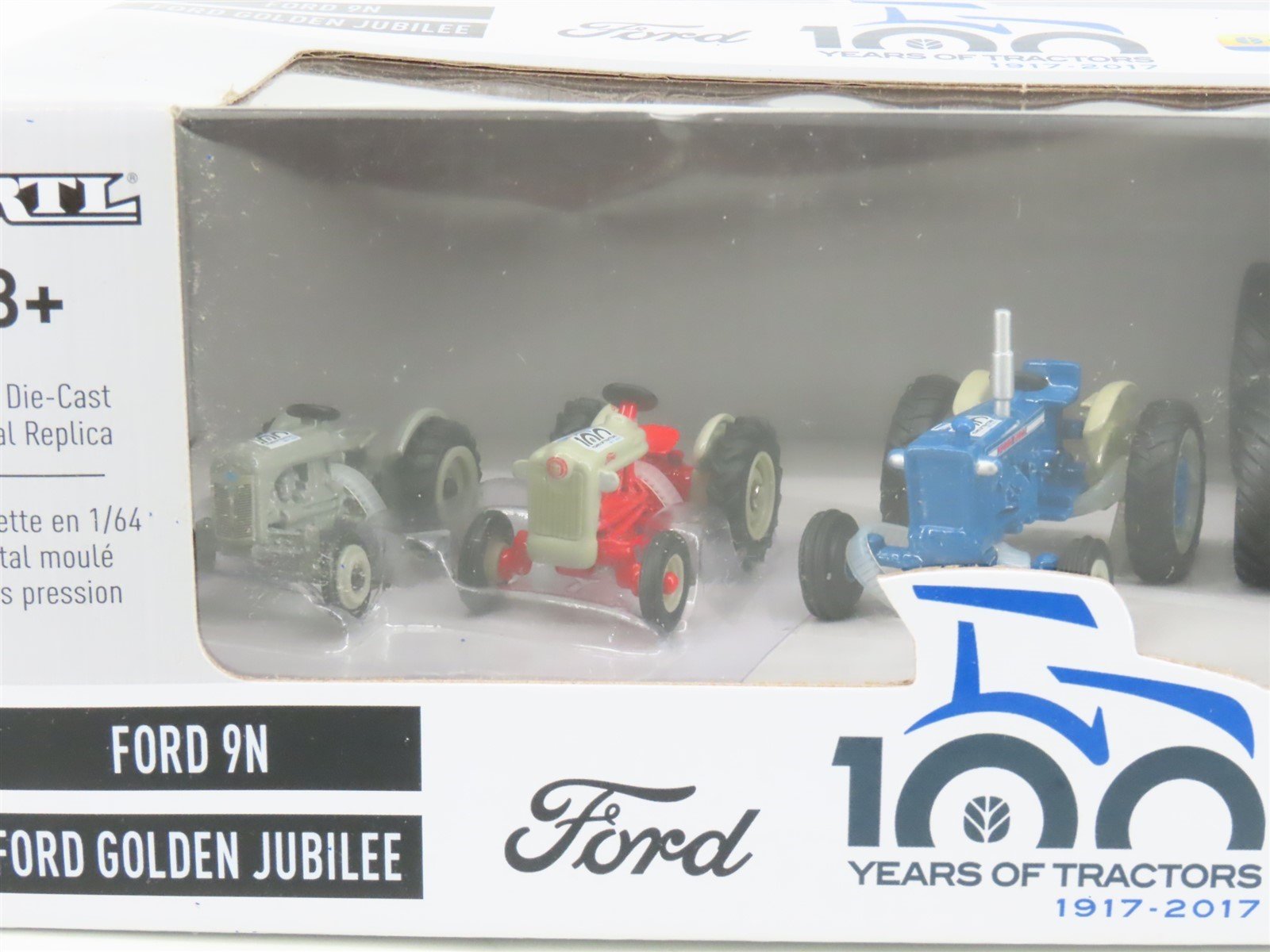 1:64 Ertl TOMY 16367 Die-Cast Ford New Holland 100 Years of Tractors Set of 4