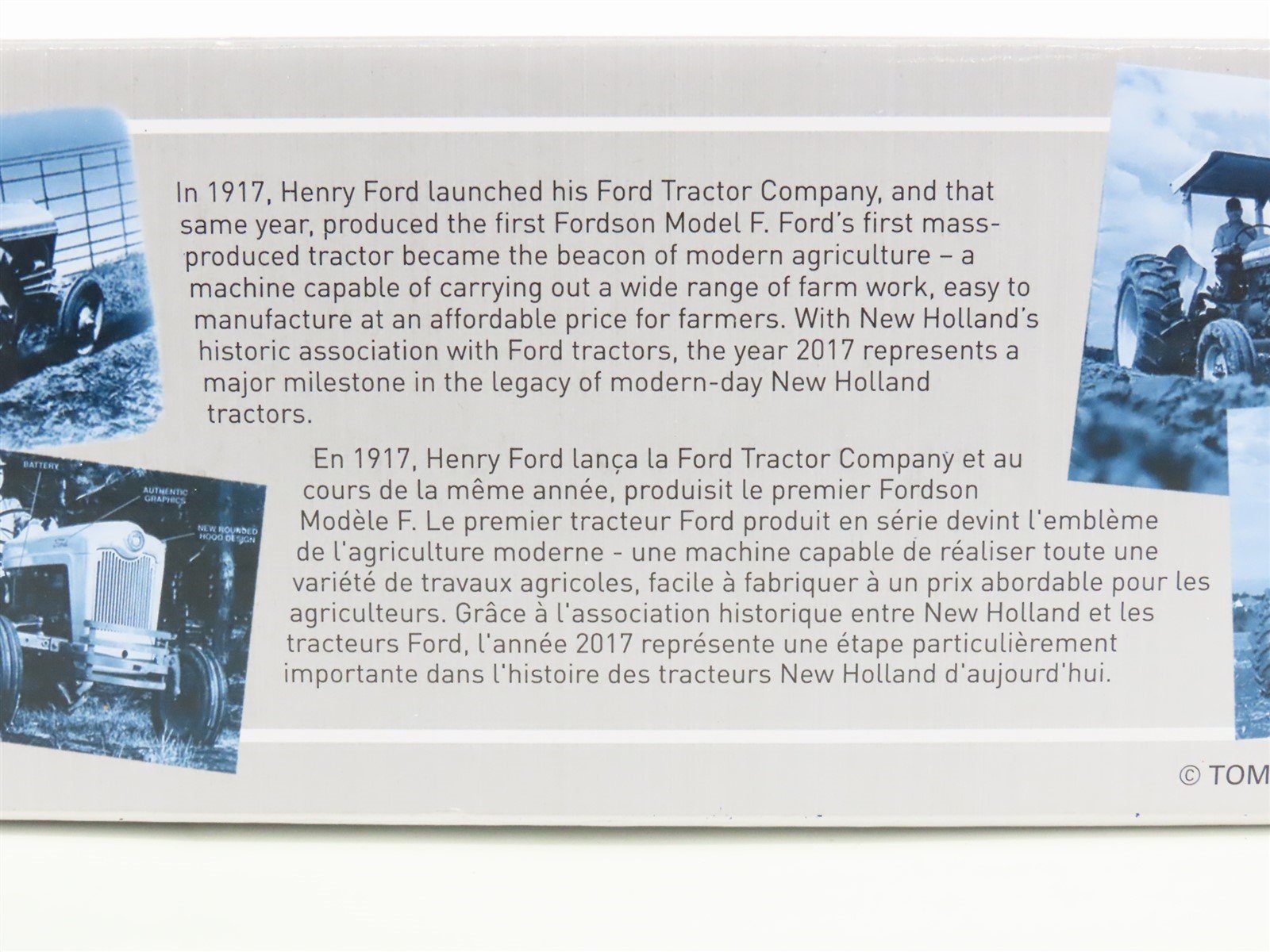 1:64 Ertl TOMY 16367 Die-Cast Ford New Holland 100 Years of Tractors Set of 4