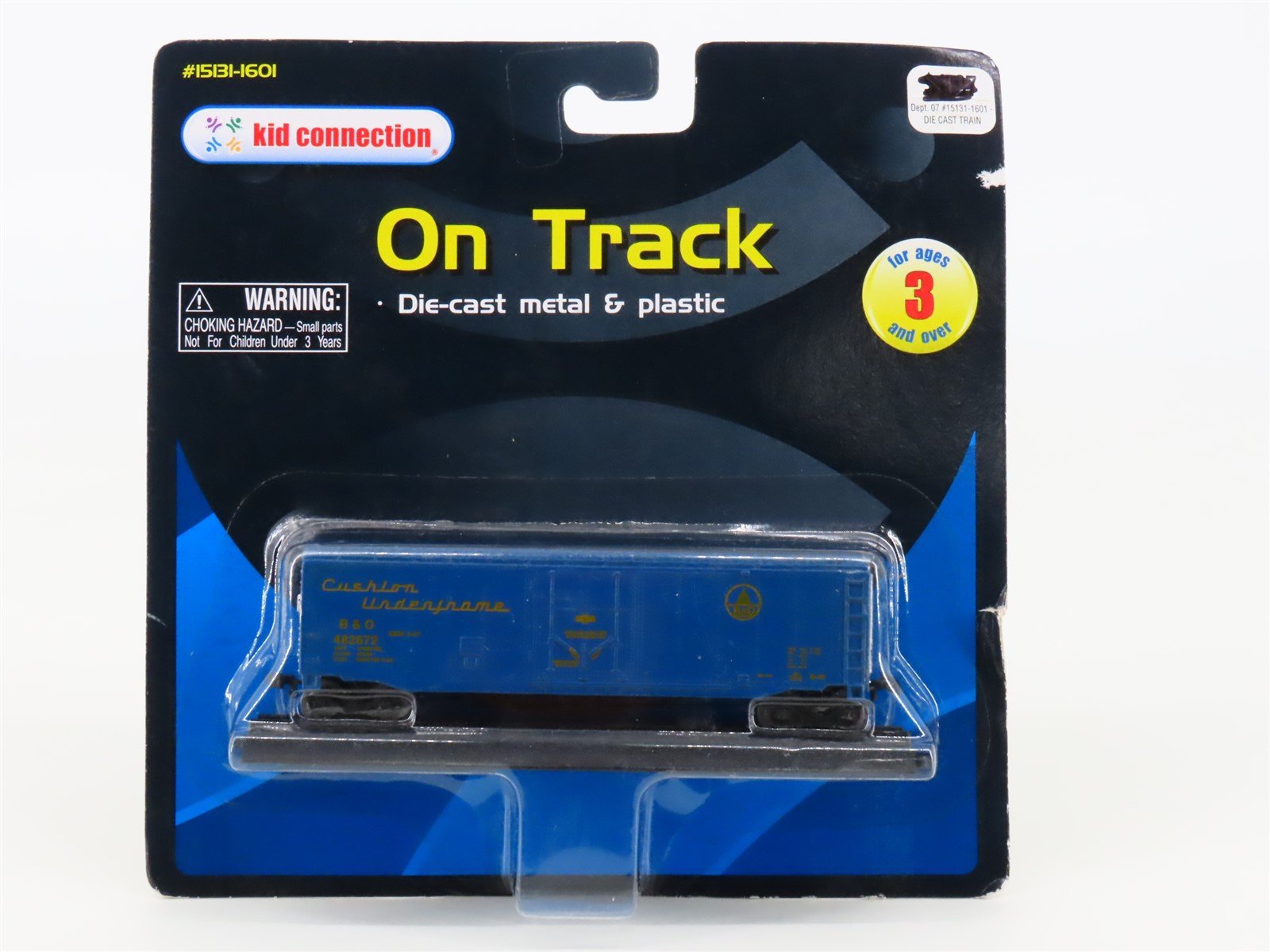 Kid Connection On Track 15131-1601 B&O Box Car #482972 - STATIC MODEL