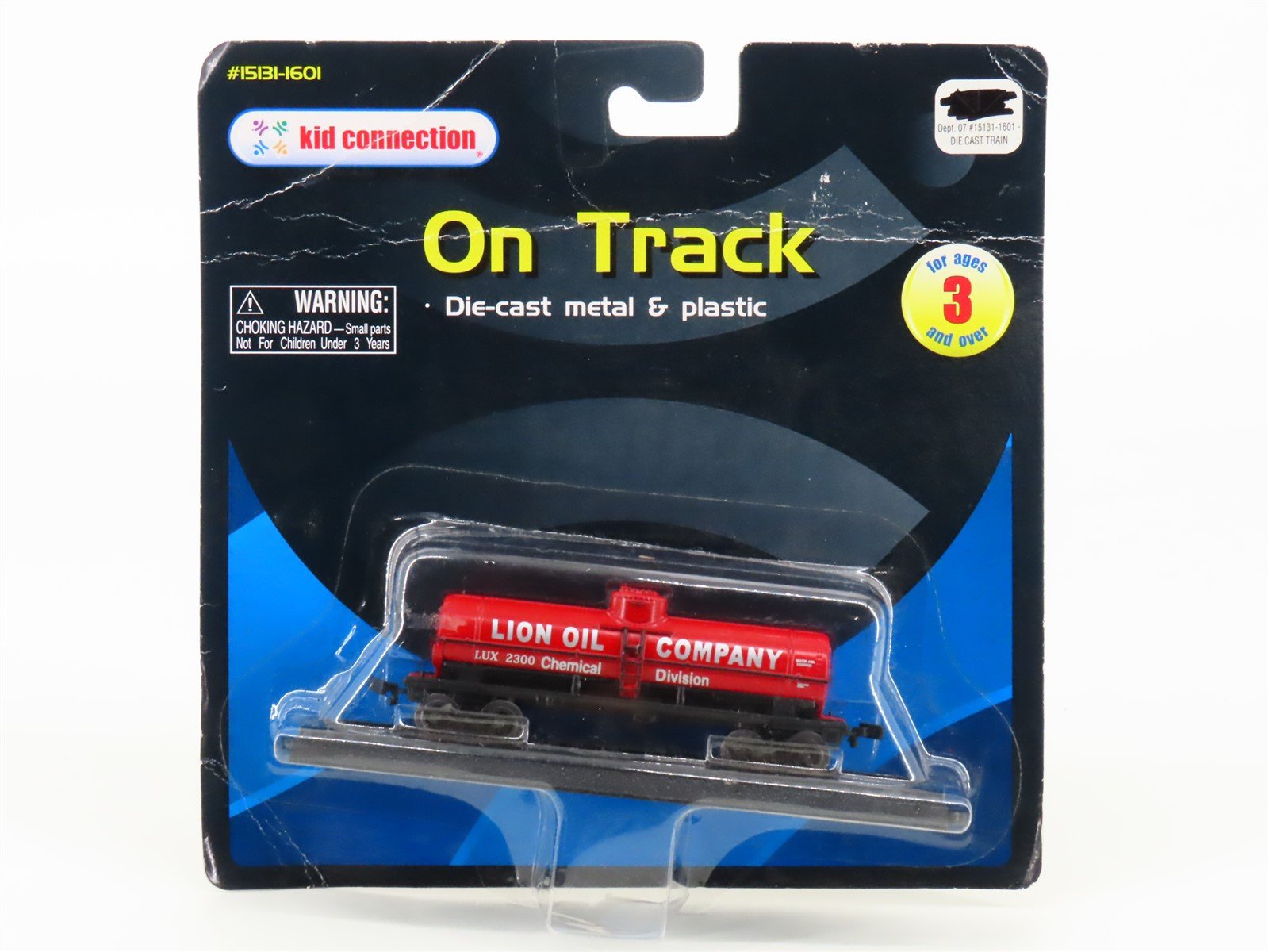 Kid Connection On Track 15131-1601 LUX Lion Oil Co Tank Car #2300 - STATIC MODEL