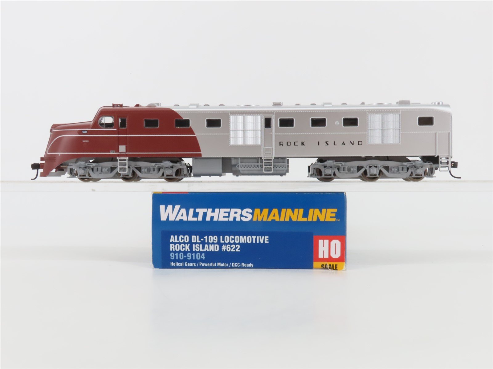 HO Walthers Mainline 910-9104 RI Rock Island ALCO DL-109 Diesel #622 - DCC Ready