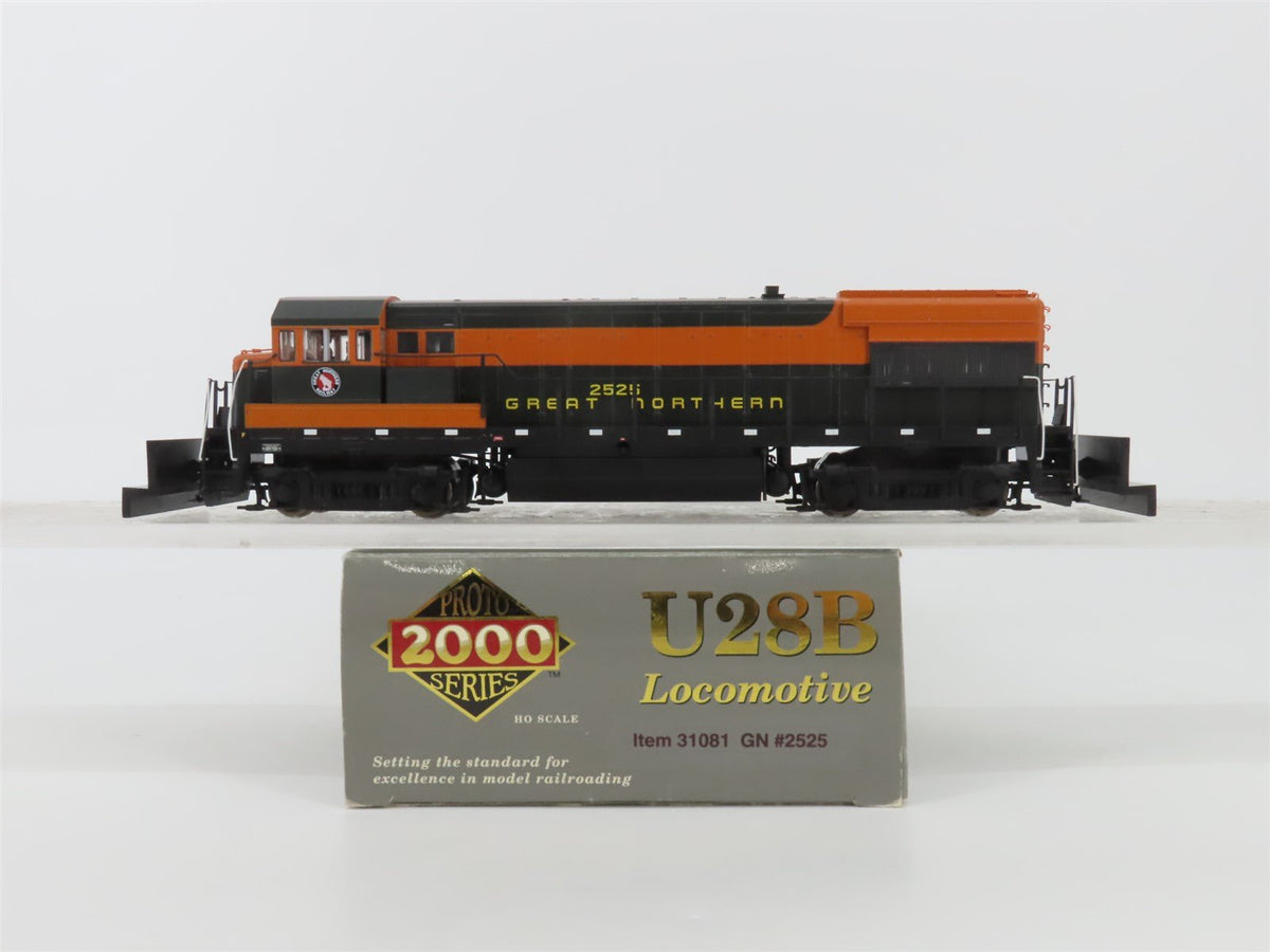 HO Scale Proto 2000 31081 GN Great Northern GE U28B Diesel #2525 - DCC Ready