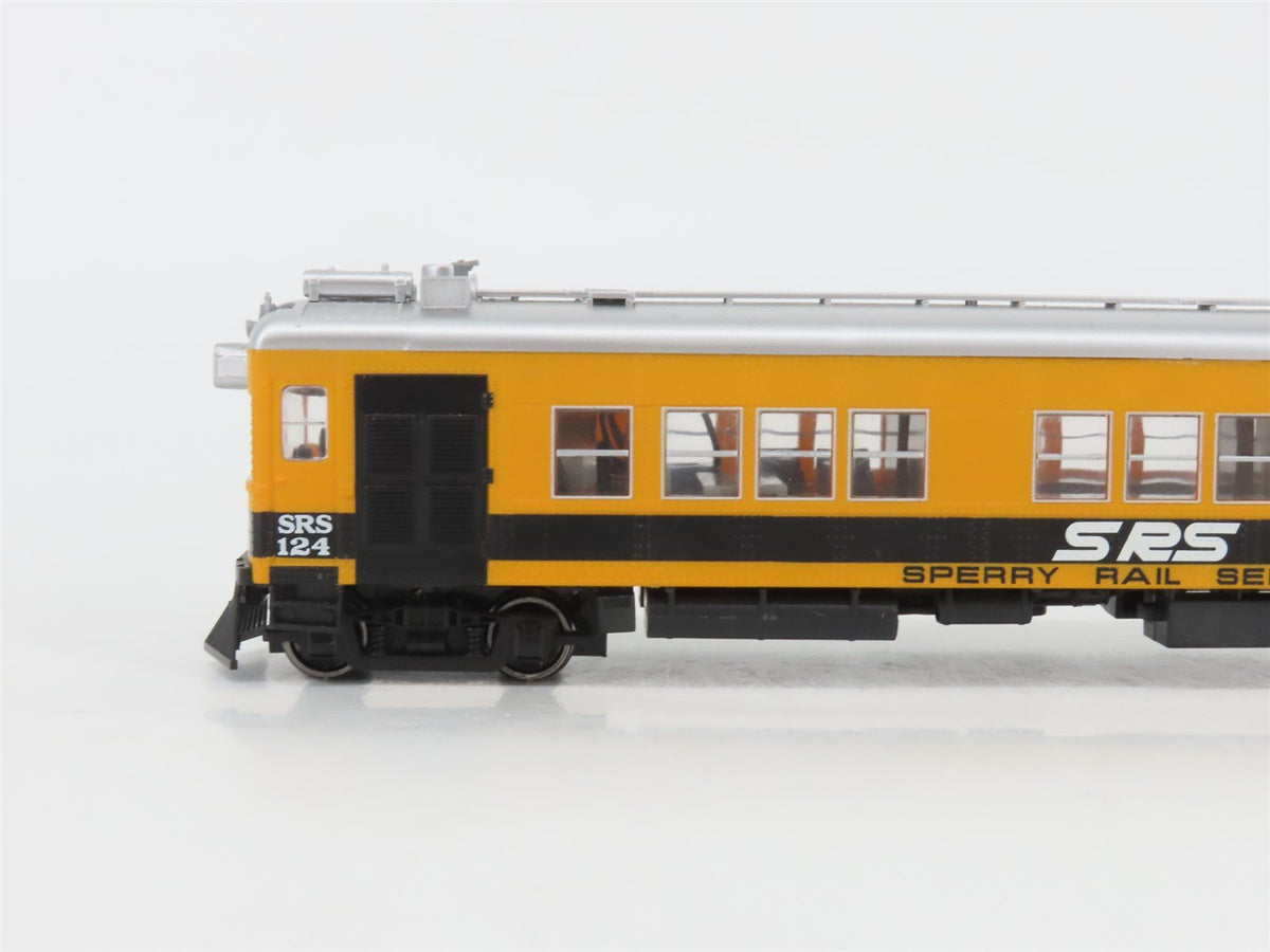 HO Walthers 932-6273 SRS Sperry Rail Service Doodlebug Rail Detector Car #124
