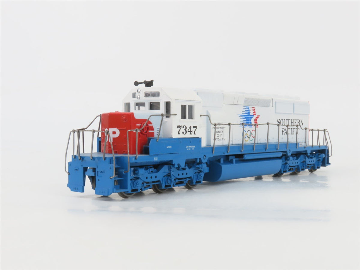 HO Scale Athearn 4420 SP Southern Pacific &quot;Olympics&quot; EMD SD40-2 Diesel #7347