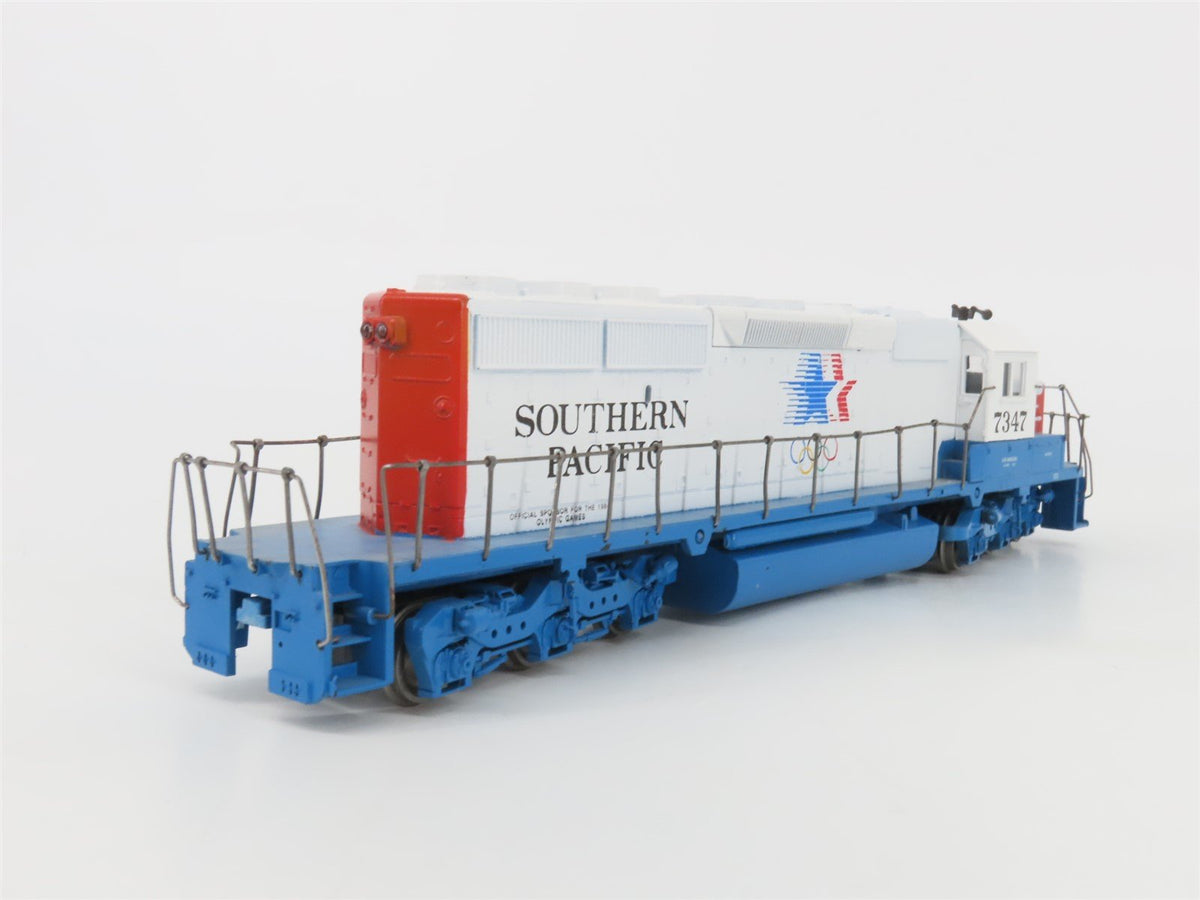 HO Scale Athearn 4420 SP Southern Pacific &quot;Olympics&quot; EMD SD40-2 Diesel #7347