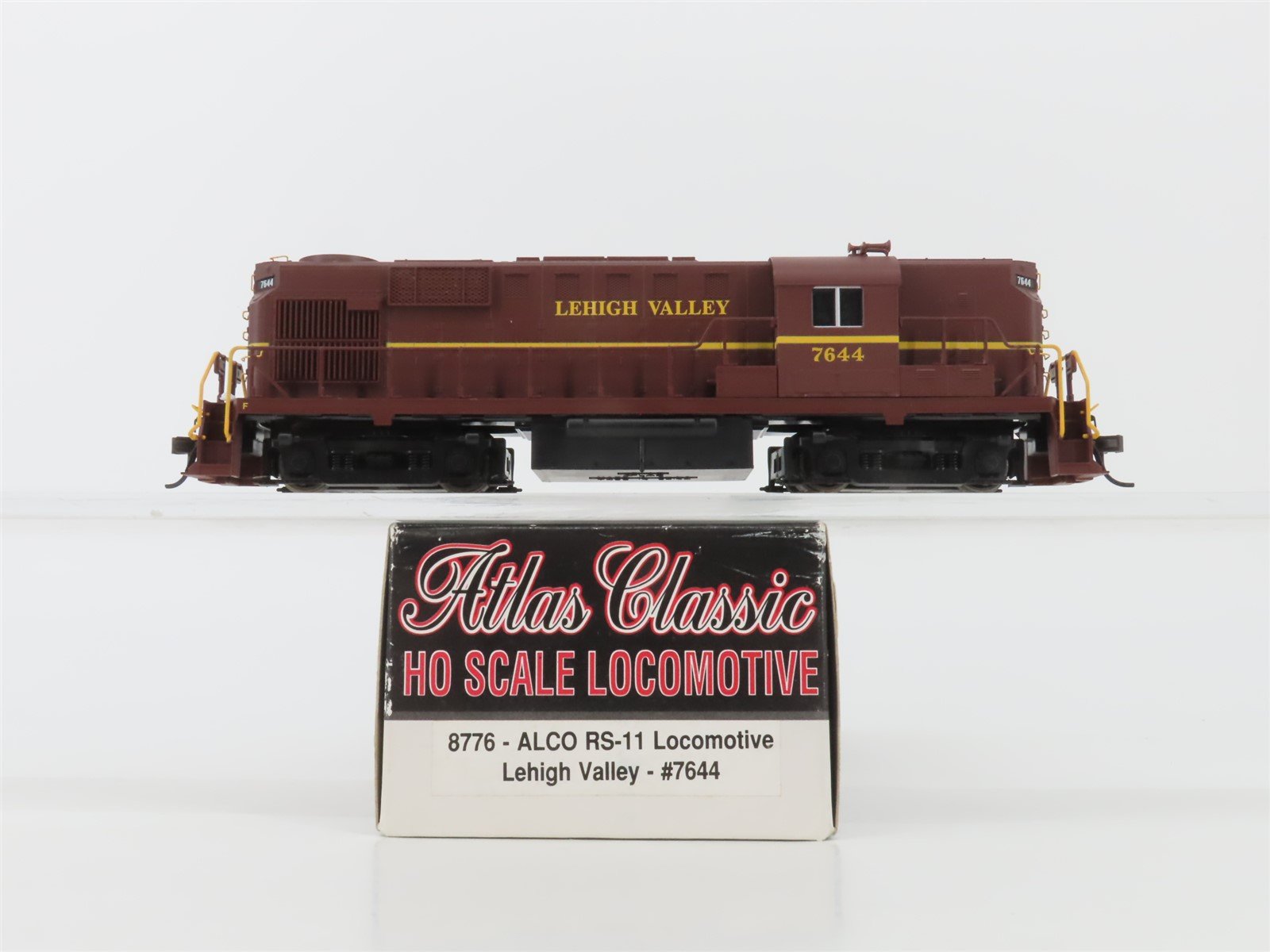 HO Scale Atlas Classic 8776 LV Lehigh Valley ALCO RS-11 Diesel #7644 - DCC Ready