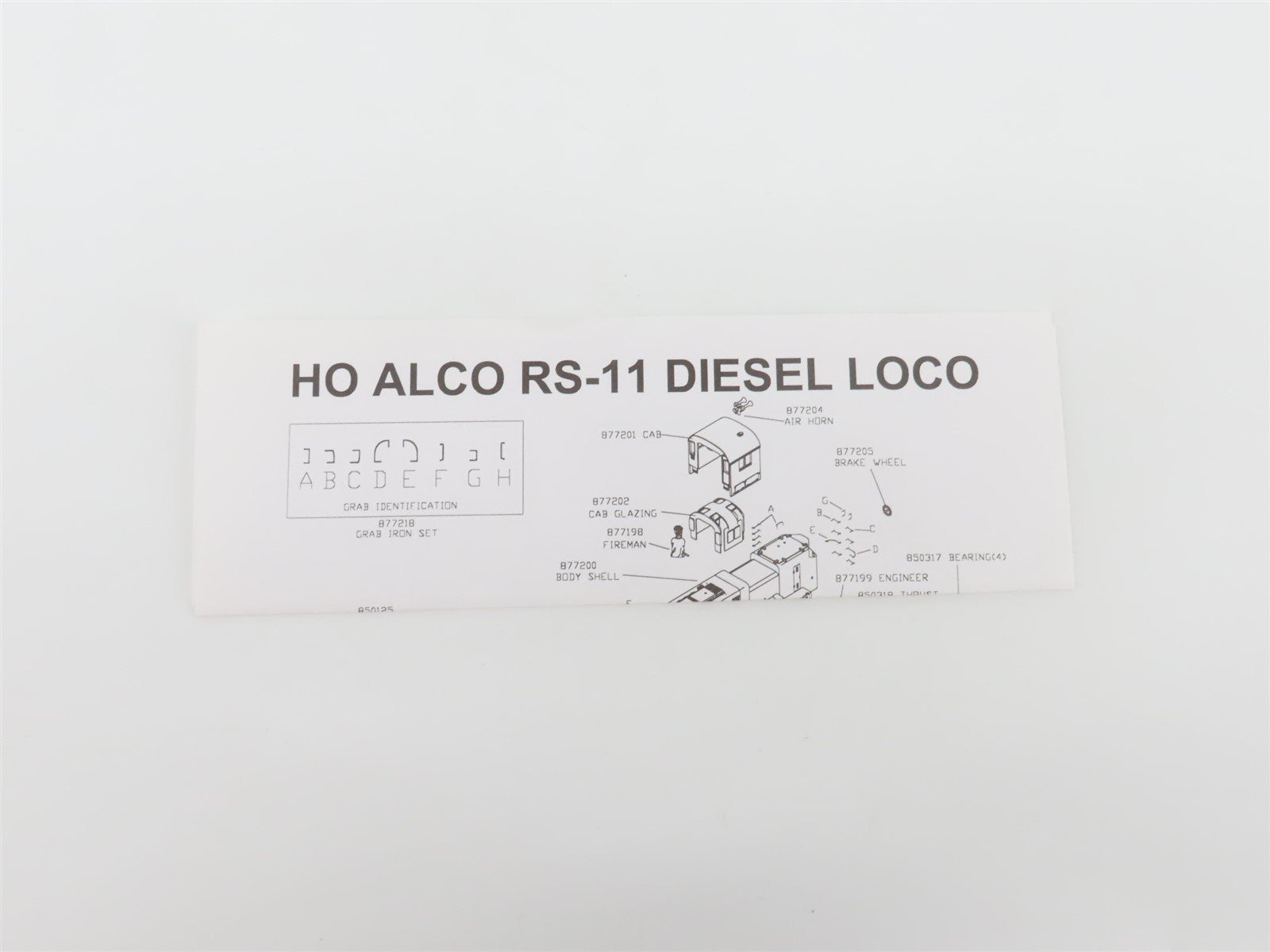 HO Scale Atlas Classic 8776 LV Lehigh Valley ALCO RS-11 Diesel #7644 - DCC Ready