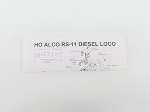 HO Scale Atlas Classic 8776 LV Lehigh Valley ALCO RS-11 Diesel #7644 - DCC Ready