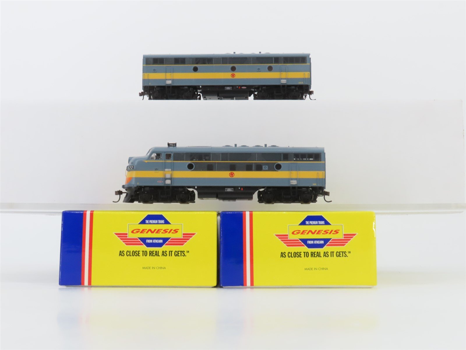 HO Scale Athearn Genesis G2625 NYO&W New York Ontario & Western F3A/B Diesel Set