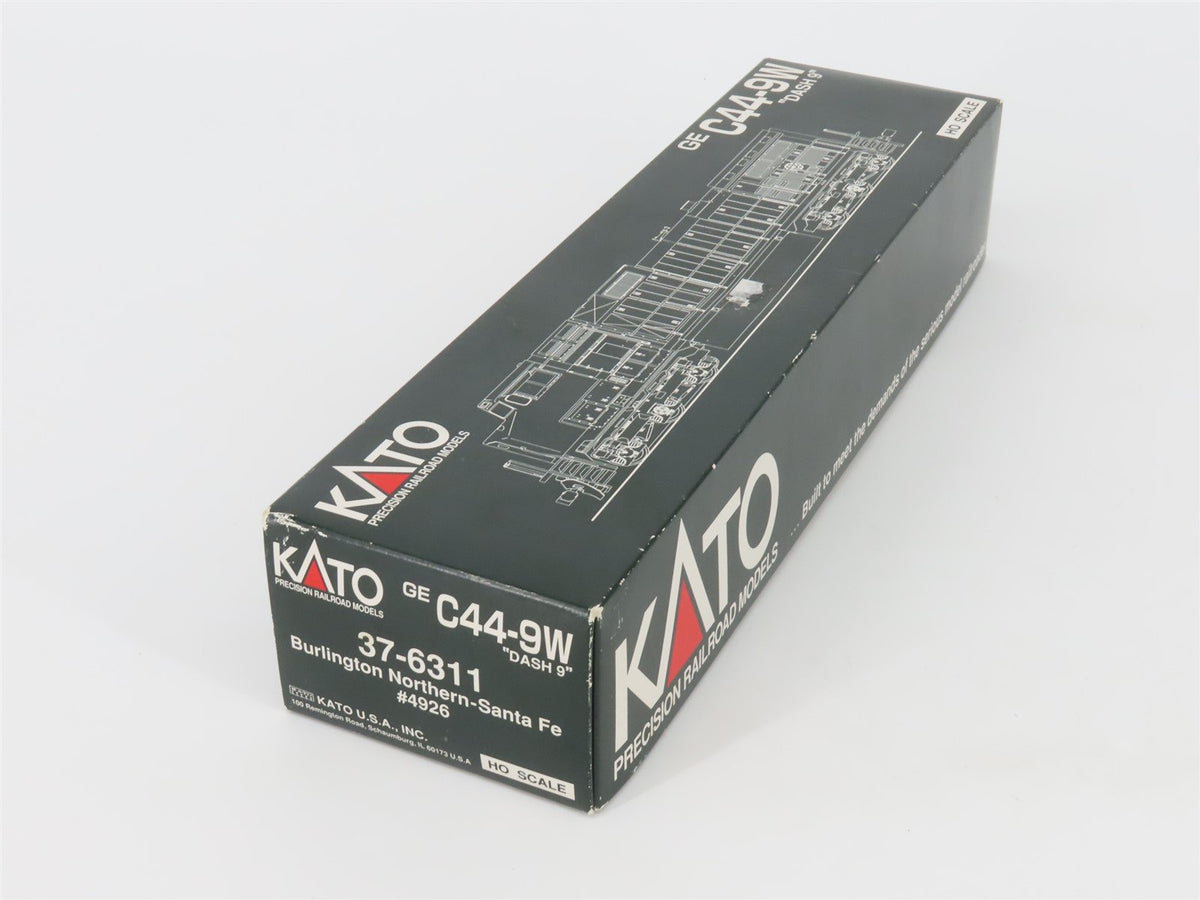 HO Scale KATO 37-6311 BNSF Railway GE C44-97 Dash 9 Diesel #4926 - DCC Ready