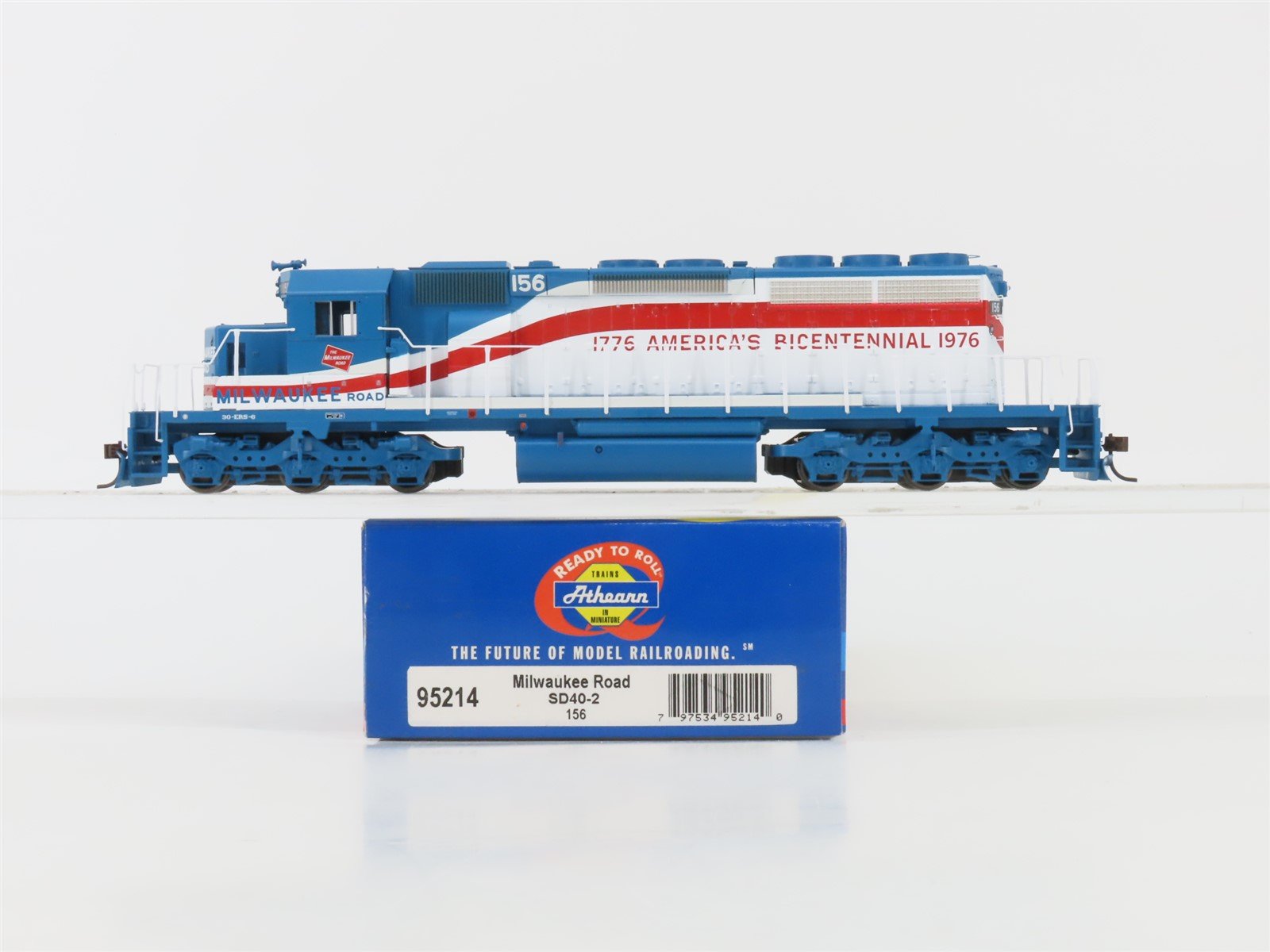 HO Scale Athearn 95214 MILW Milwaukee Road EMD SD40-2 Diesel #156 - DCC Ready