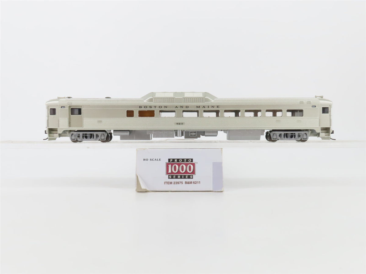 HO Scale Proto 1000 23975 B&amp;M Boston &amp; Maine Budd RDC-2 Rail Diesel Car #6211
