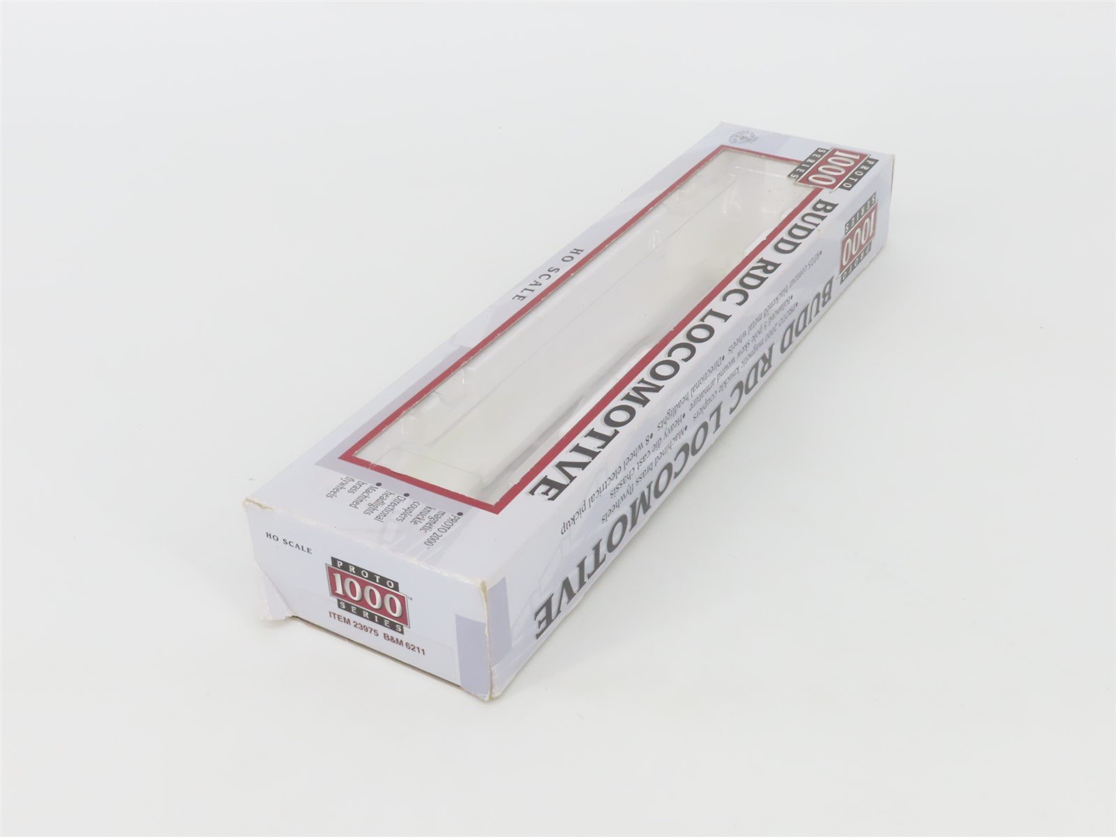 HO Scale Proto 1000 23975 B&M Boston & Maine Budd RDC-2 Rail Diesel Car #6211