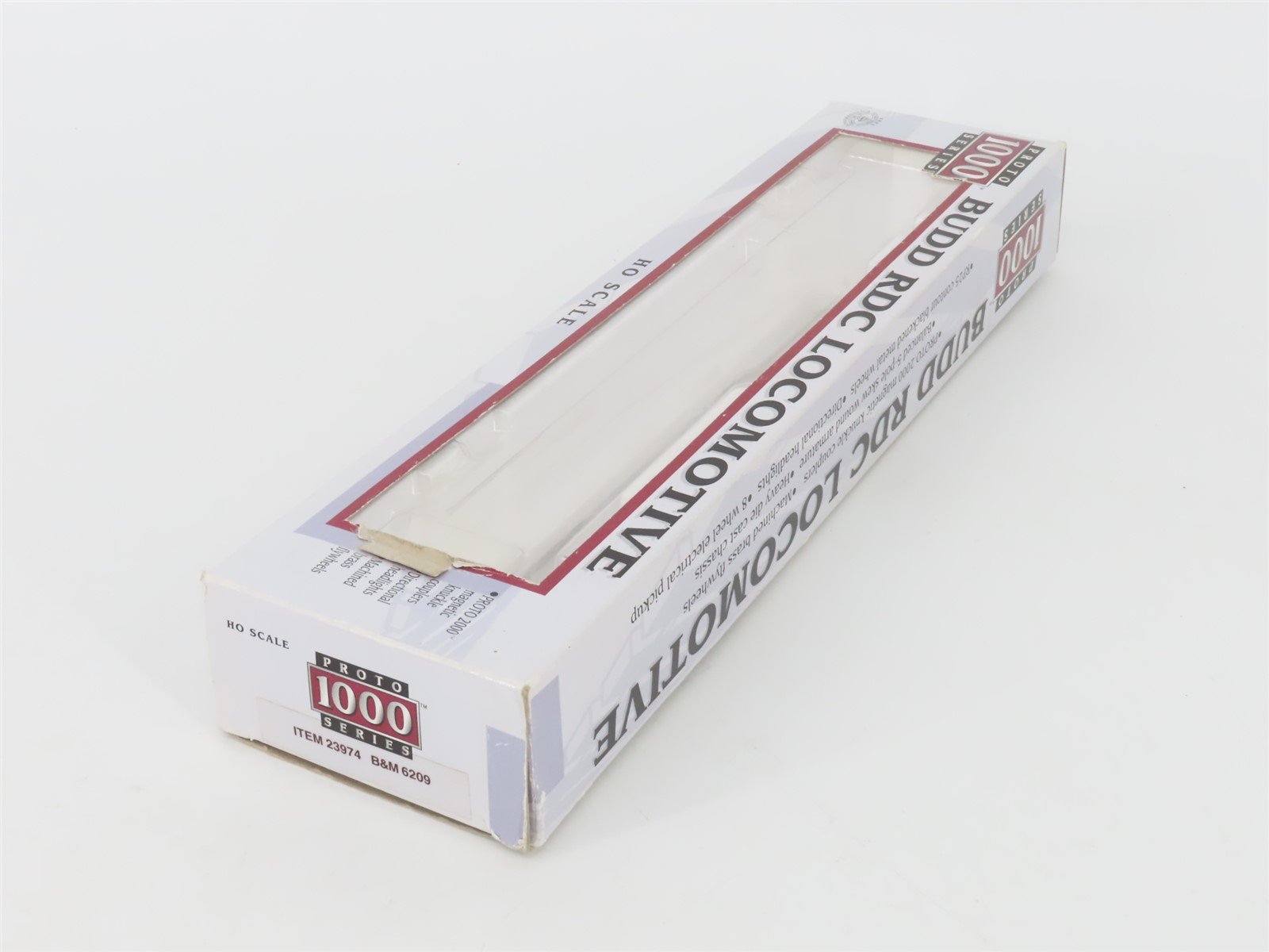 HO Scale Proto 1000 23974 B&M Boston & Maine Budd RDC-2 Rail Diesel Car #6209