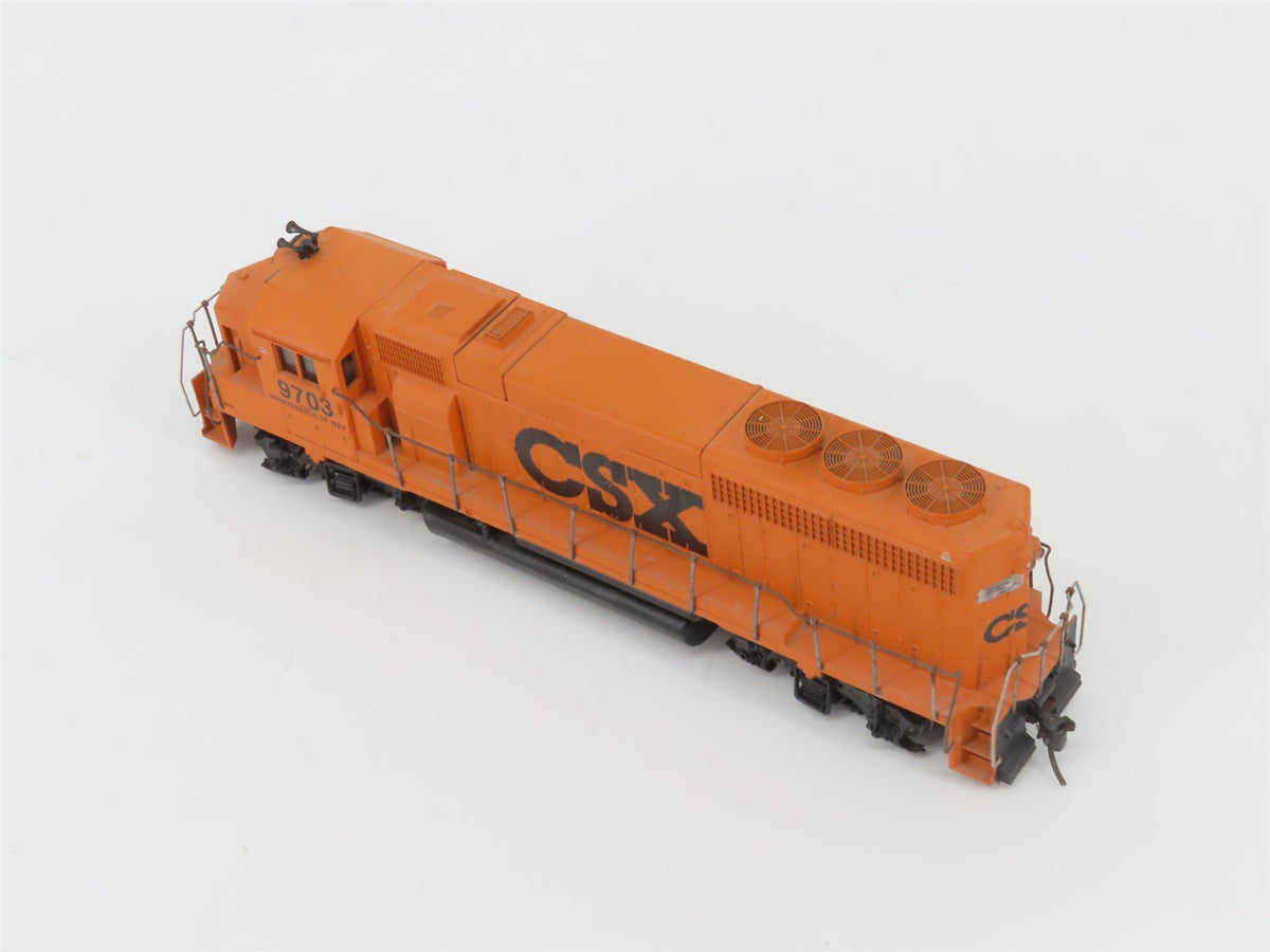 HO Scale Athearn CSX MoW Maintenance of Way EMD GP40-2 Diesel #9703