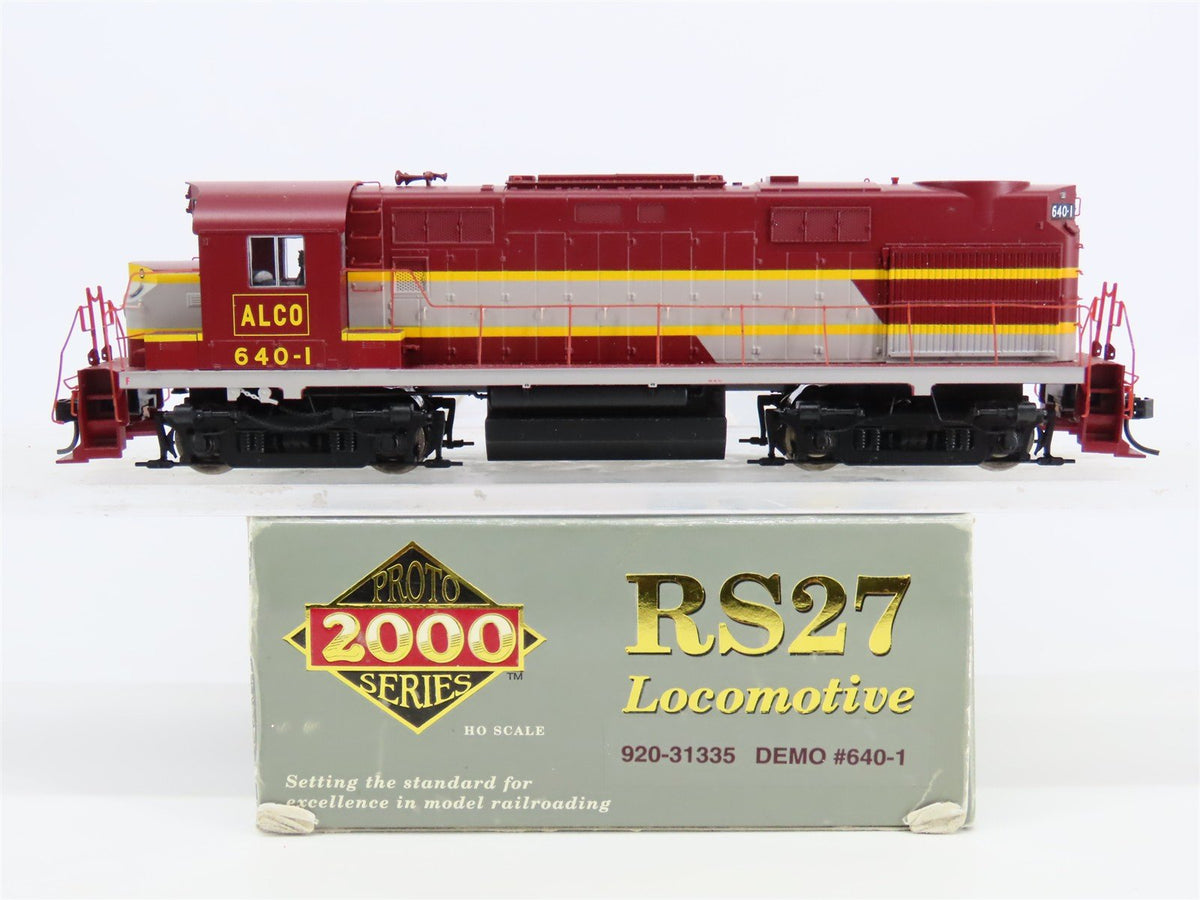 HO Scale Proto 2000 920-31335 Alco Demonstrator RS27 Diesel Locomotive #640-1