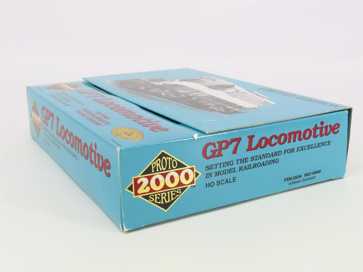 HO Scale Proto 2000 23244 B&amp;O Baltimore &amp; Ohio GP7 Diesel Locomotive #3400