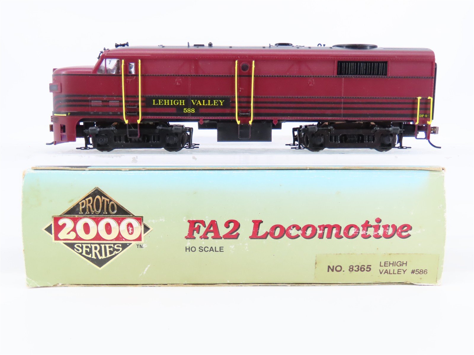 HO Scale Proto 2000 8365 LV Lehigh Valley FA2 Diesel Loco #588 BAD GEARS