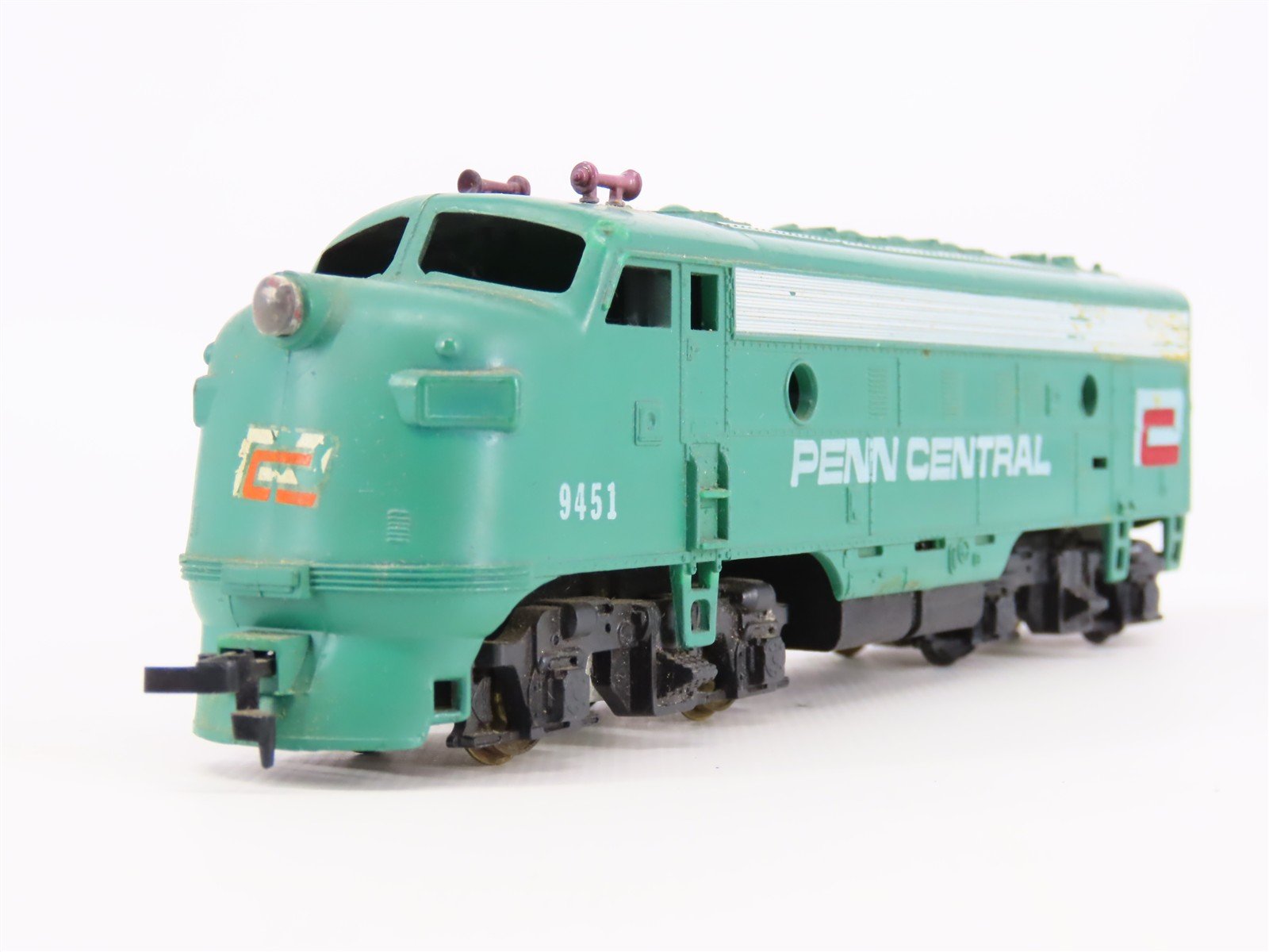 HO Scale Mantua/Tyco PC Penn Central F7 A/B Diesel Locomotive Set