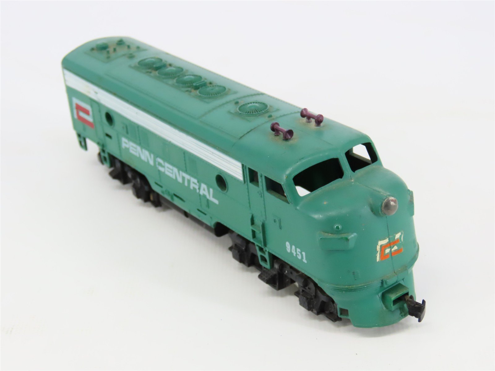HO Scale Mantua/Tyco PC Penn Central F7 A/B Diesel Locomotive Set
