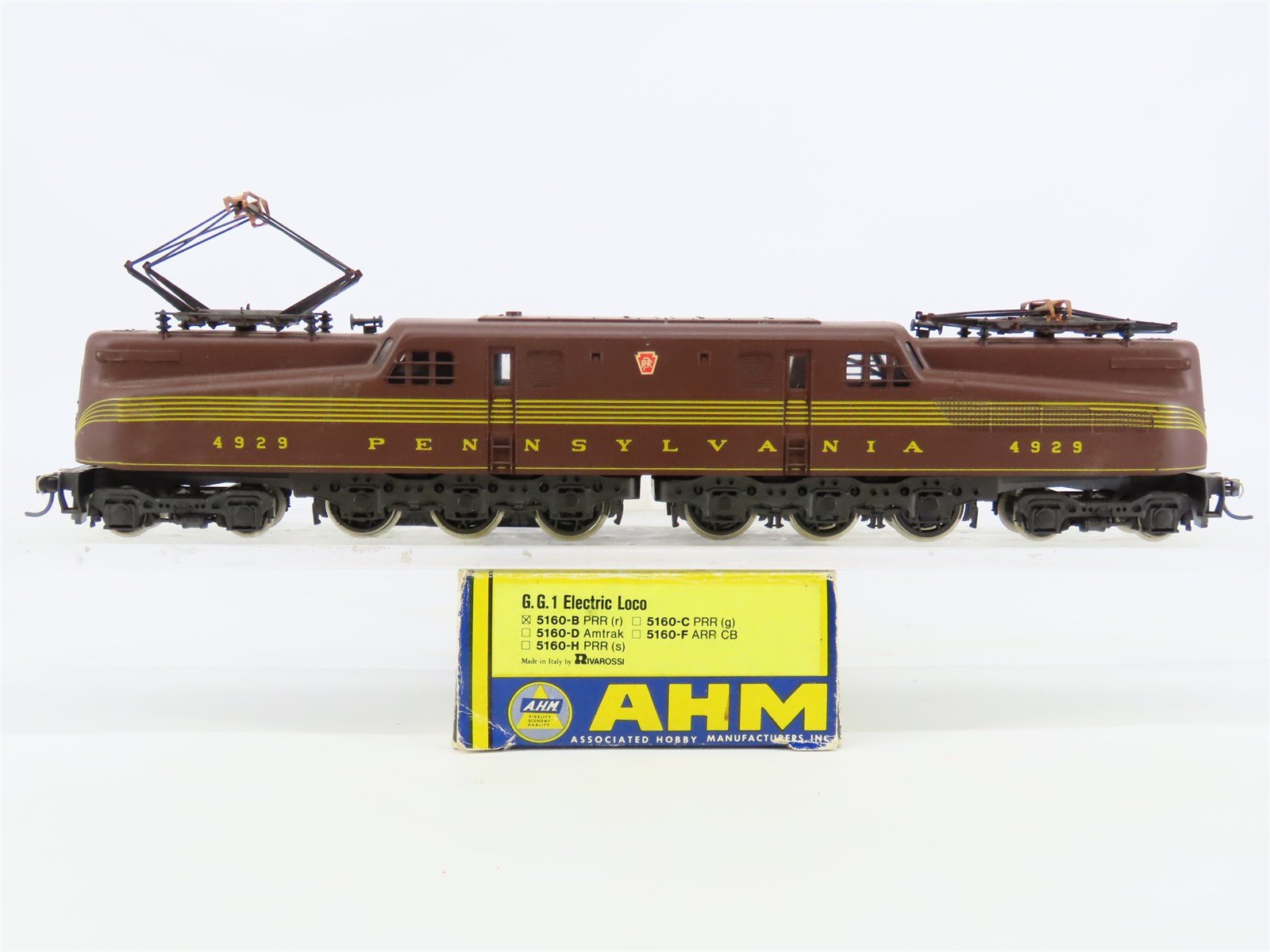 HO Scale AHM 5160B PRR Pennsylvania GG1 Electric Locomotive #4929