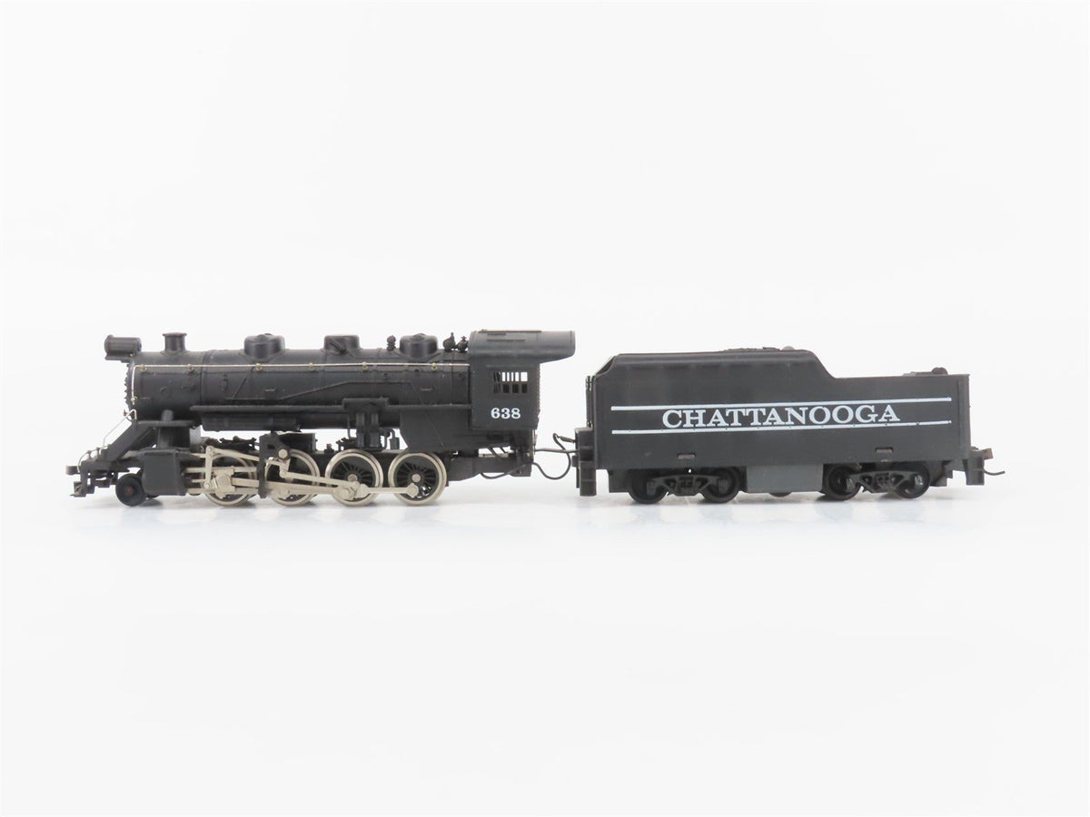 HO Scale Tyco Chattanooga 2-8-0 Steam Locomotive #638