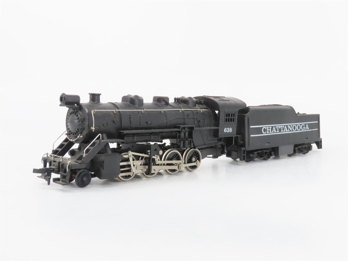 HO Scale Tyco Chattanooga 2-8-0 Steam Locomotive #638