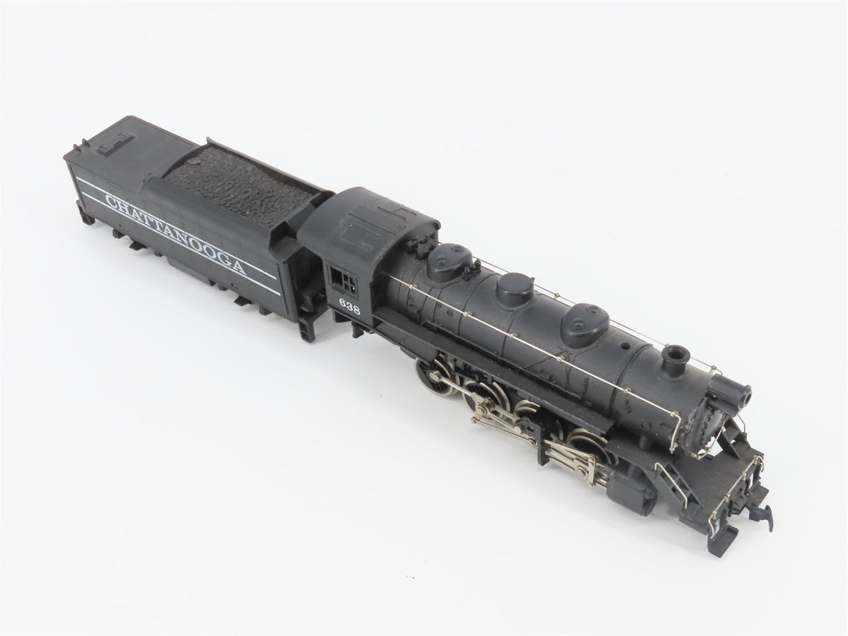 HO Scale Tyco Chattanooga 2-8-0 Steam Locomotive #638