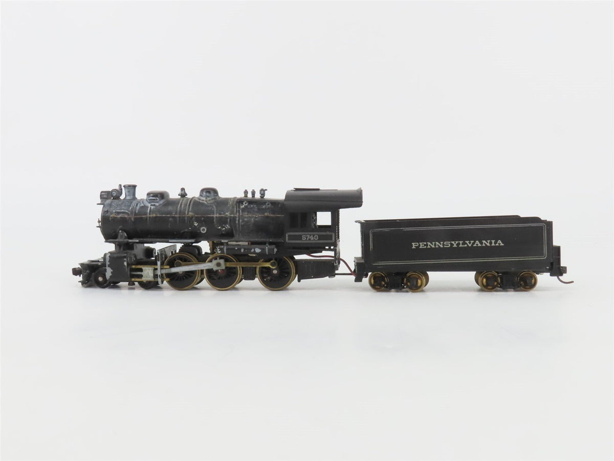 HO Scale PRR Pennsylvania 2-6-0 Die-Cast Steam Locomotive #5740