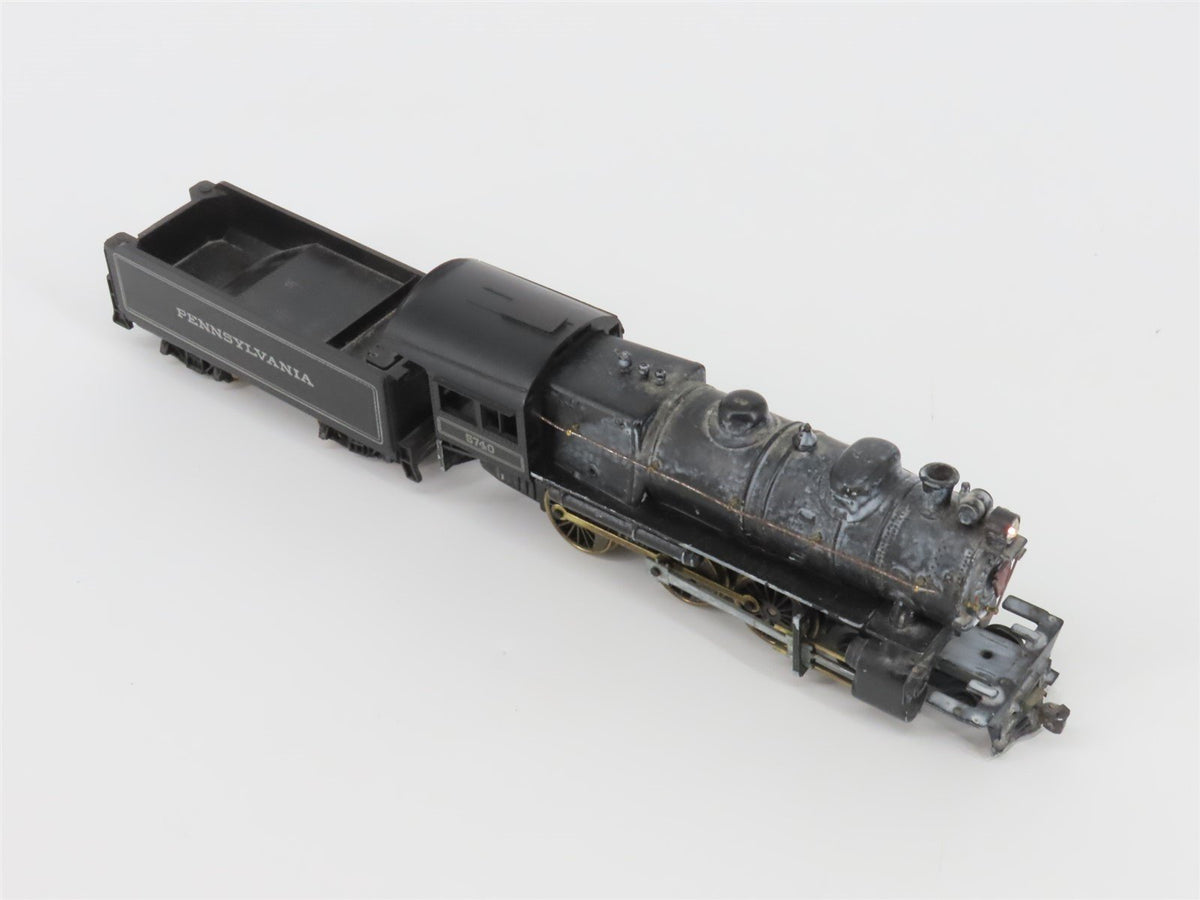 HO Scale PRR Pennsylvania 2-6-0 Die-Cast Steam Locomotive #5740