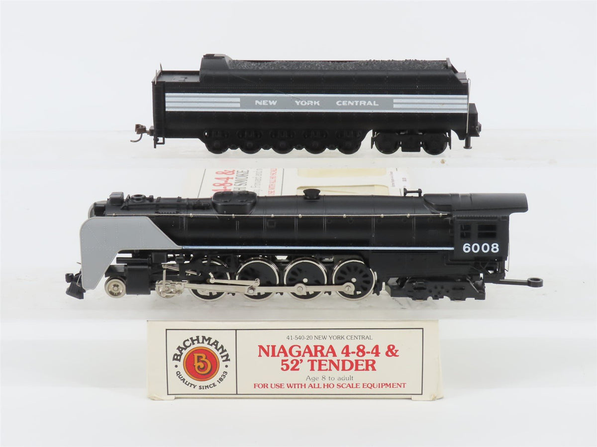HO Scale Bachmann 41-540-20 NYC New York Central Niagara 4-8-4 Steam #6008