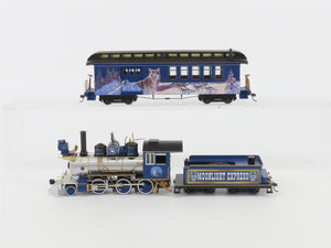 On30 Scale Bachmann Moonlight Express Steam 2-6-0 Passenger 3-Piece Set