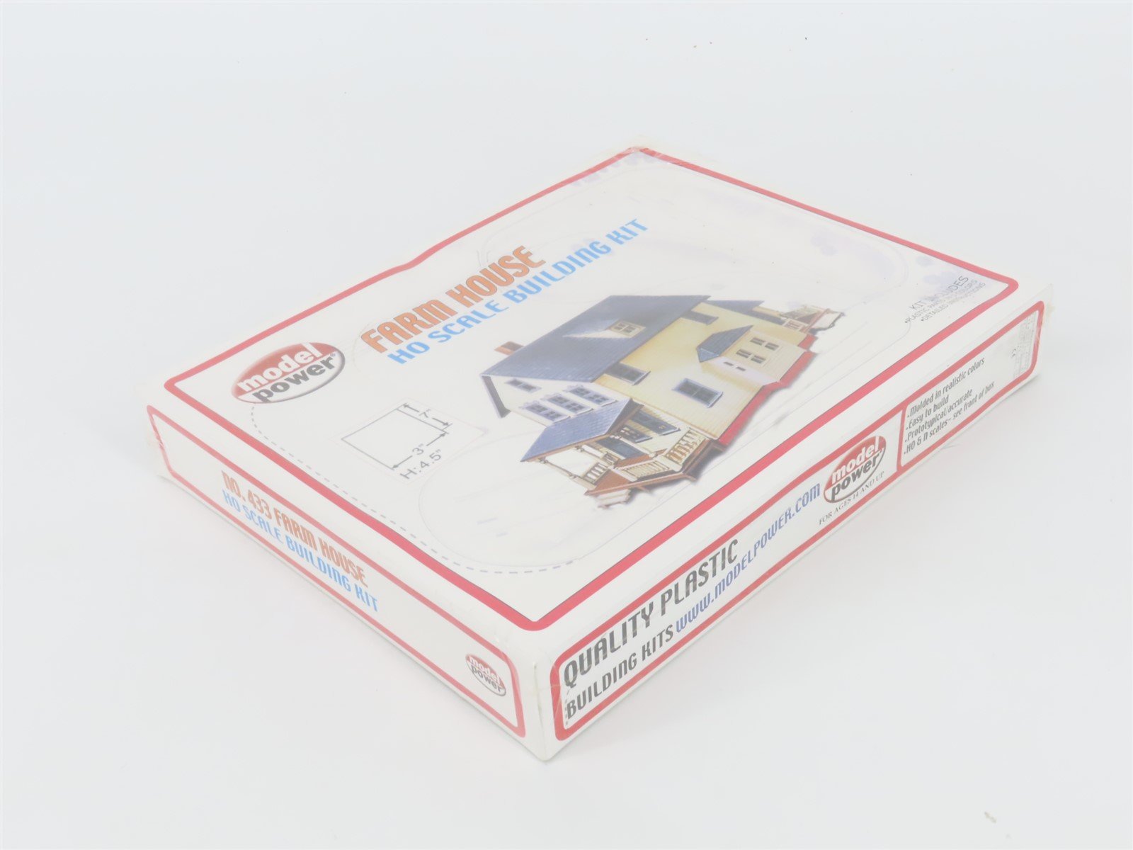 HO 1/87 Scale Model Power Kit 433 Farm House - SEALED
