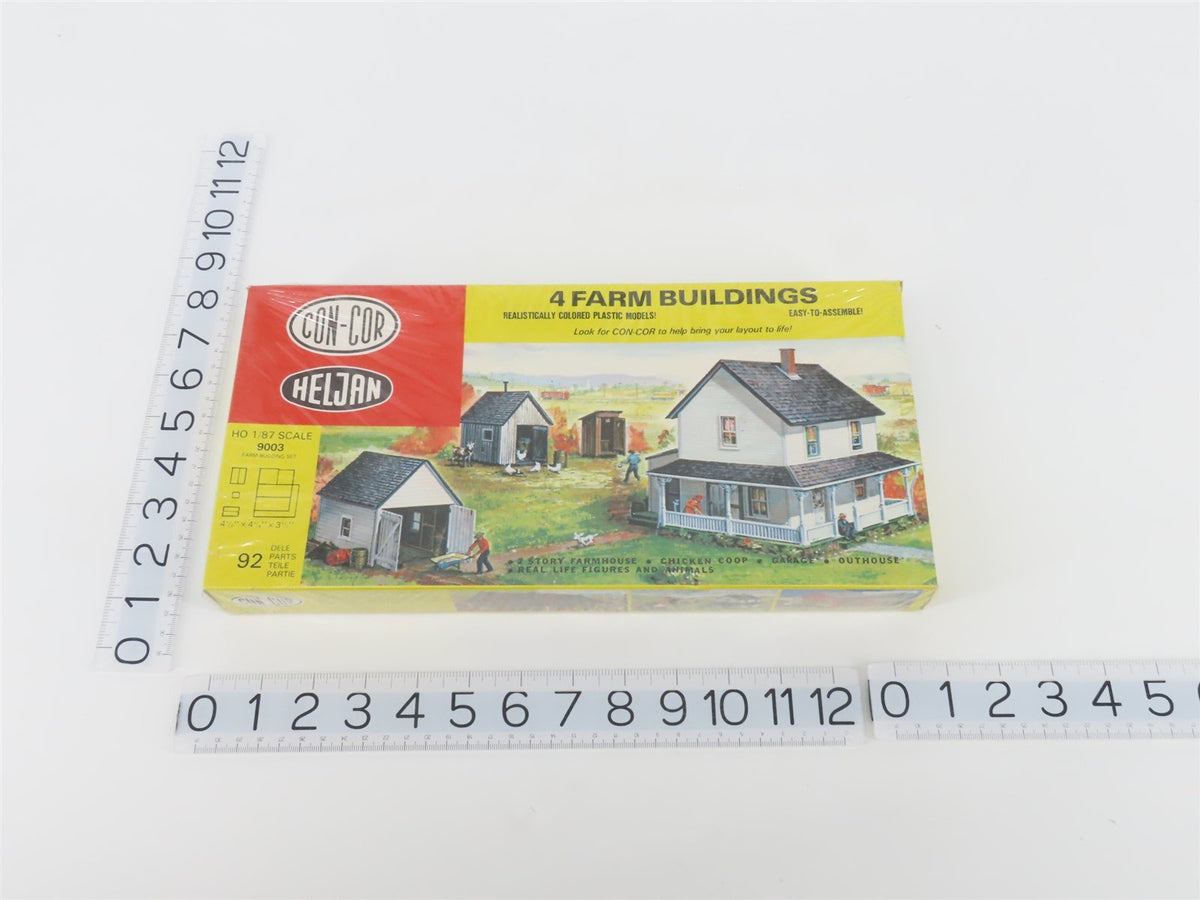 HO 1/87 Scale Con-Cor Heljan Kit 9003 Four Farm Buildings - SEALED