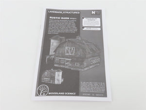 N Scale Woodland Scenics Landmark Structures Kit PF5211 Rustic Barn