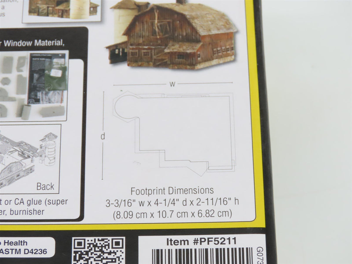 N Scale Woodland Scenics Landmark Structures Kit PF5211 Rustic Barn