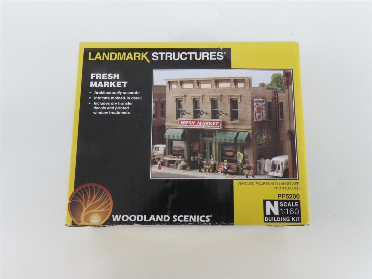 N Scale Woodland Scenics Landmark Structures Kit PF5200 Fresh Market