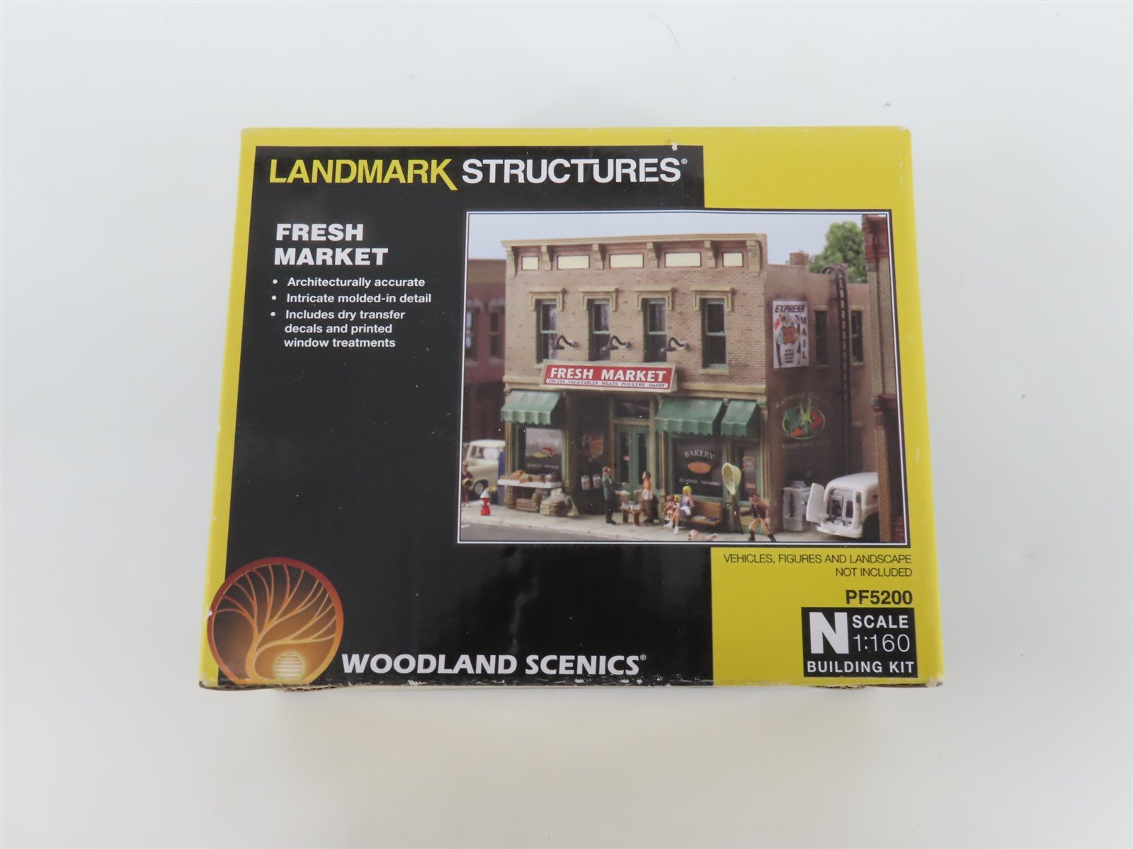 N Scale Woodland Scenics Landmark Structures Kit PF5200 Fresh Market