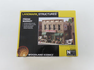 N Scale Woodland Scenics Landmark Structures Kit PF5200 Fresh Market