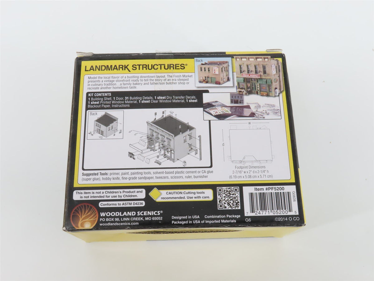 N Scale Woodland Scenics Landmark Structures Kit PF5200 Fresh Market