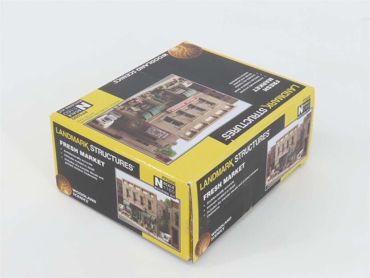 N Scale Woodland Scenics Landmark Structures Kit PF5200 Fresh Market