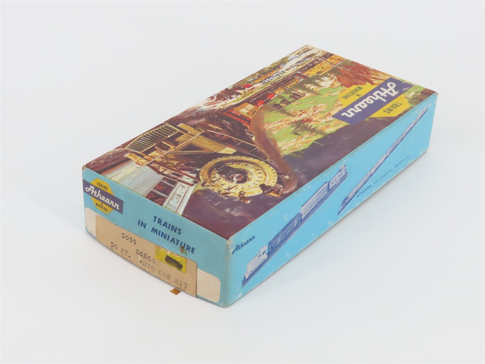 HO Scale Athearn Kit 5039 D&RGW Rio Grande 50' Auto Box Car #61720