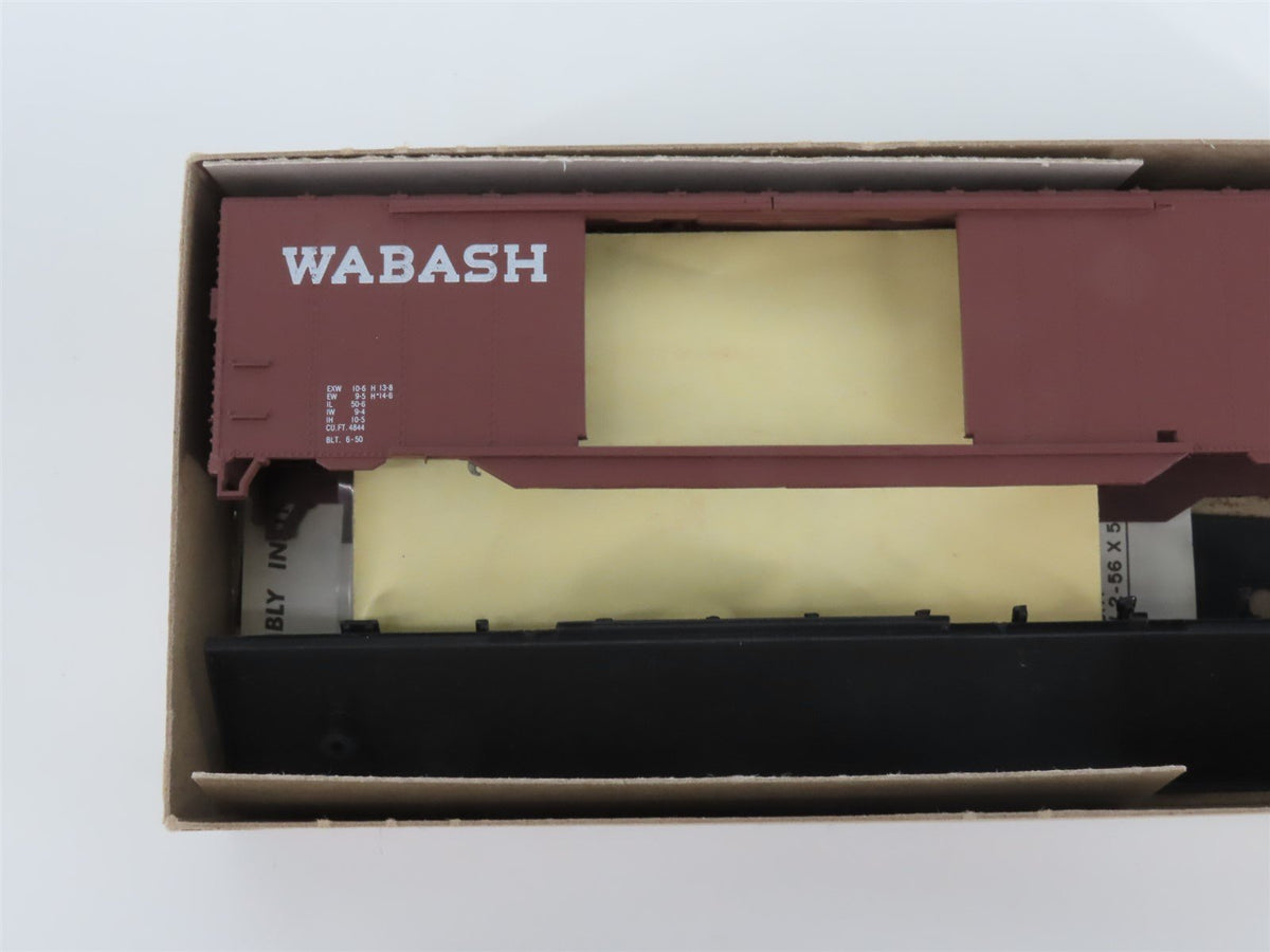 HO Scale Athearn Bev-Bel Kit 844 NJI&amp;I Wabash 50&#39; Double Door Box Car #3430