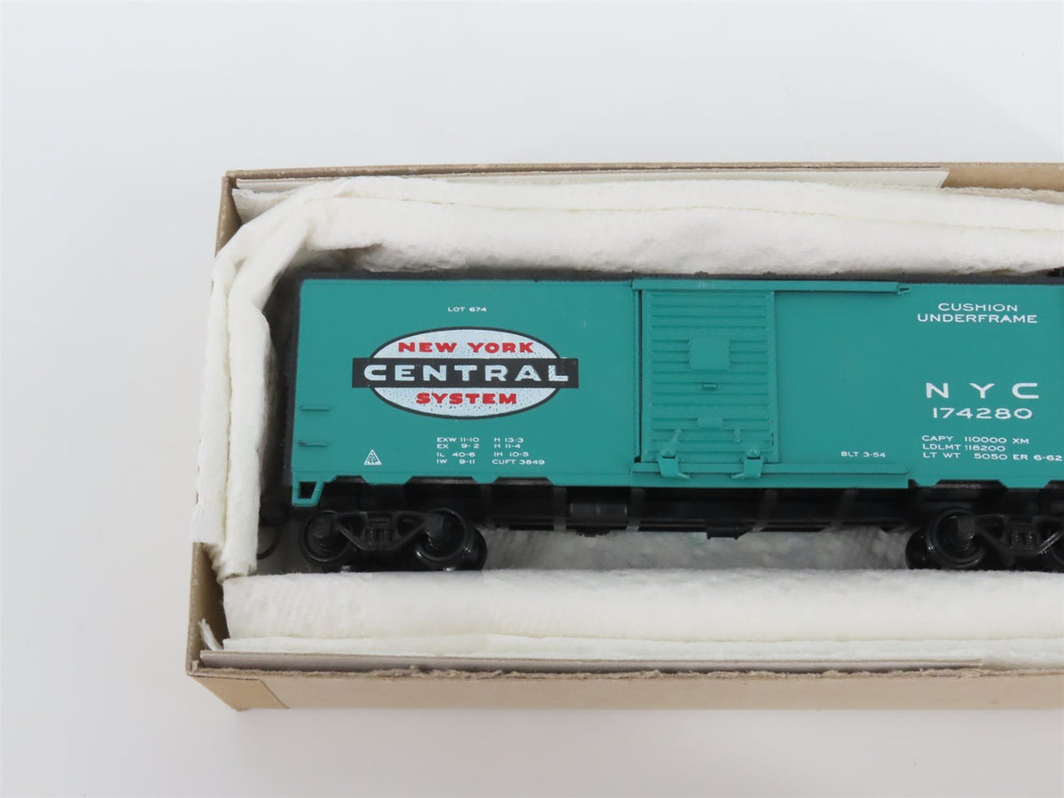 HO Scale Athearn Bev-Bel 1491 NYC New York Central 40&#39; Box Car #174280