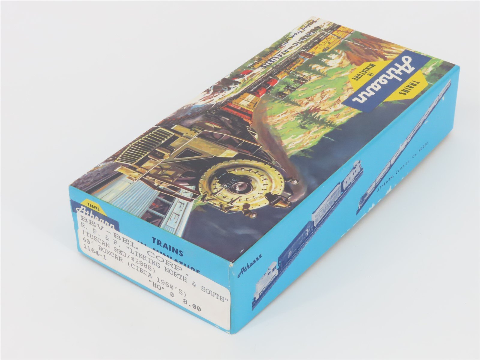 HO Scale Athearn Bev-Bel Kit 1164-1 RF&P Linking North & South 40' Box Car #2888