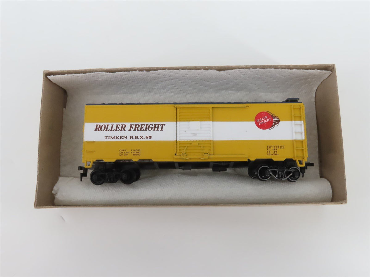 HO Scale Athearn Bev-Bel 1151-4 RBX Timken Roller Freight 40&#39; Box Car #85