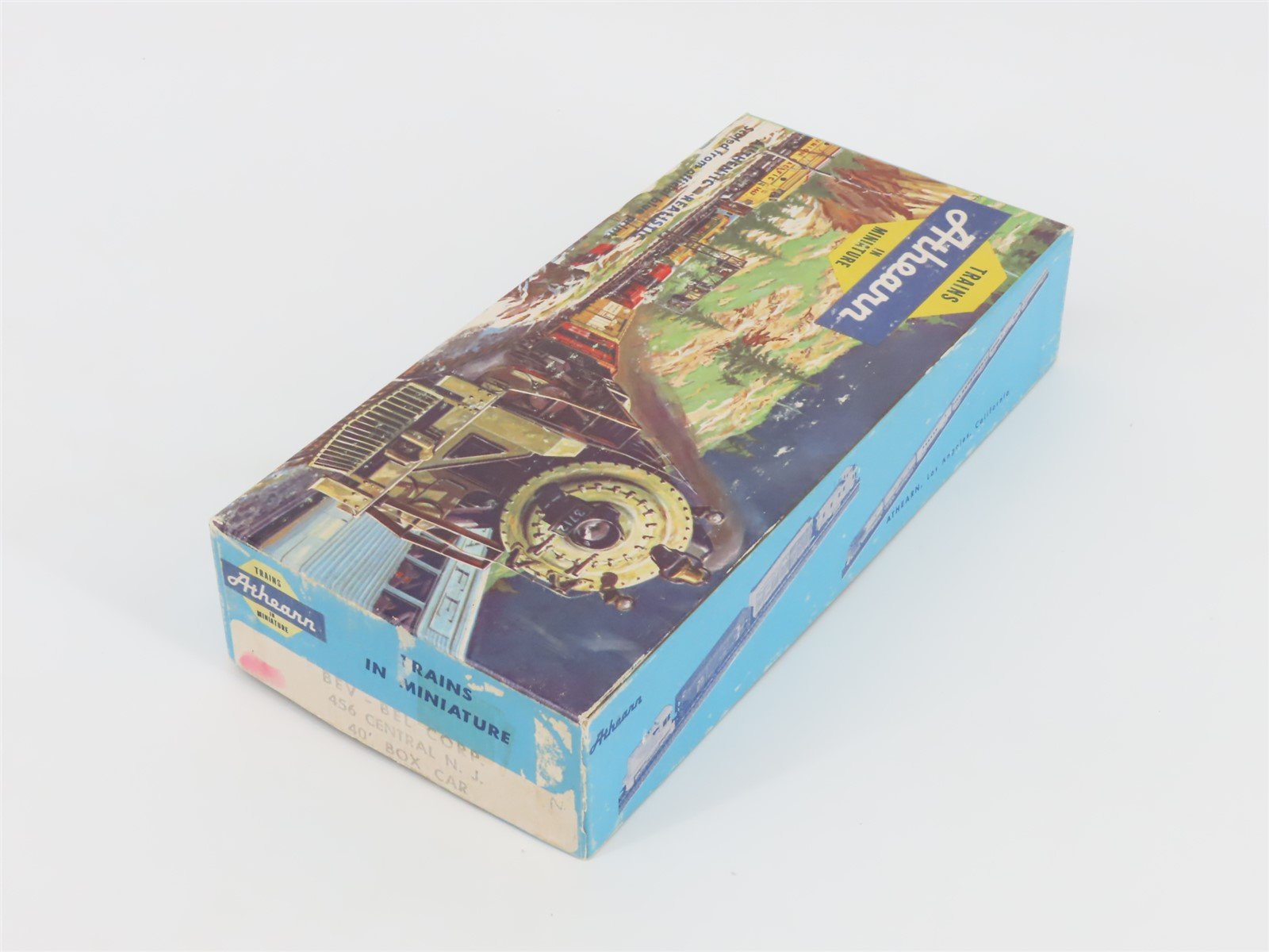 HO Scale Athearn Bev-Bel 456 CNJ Jersey Central 40' Single Door Box Car #23251