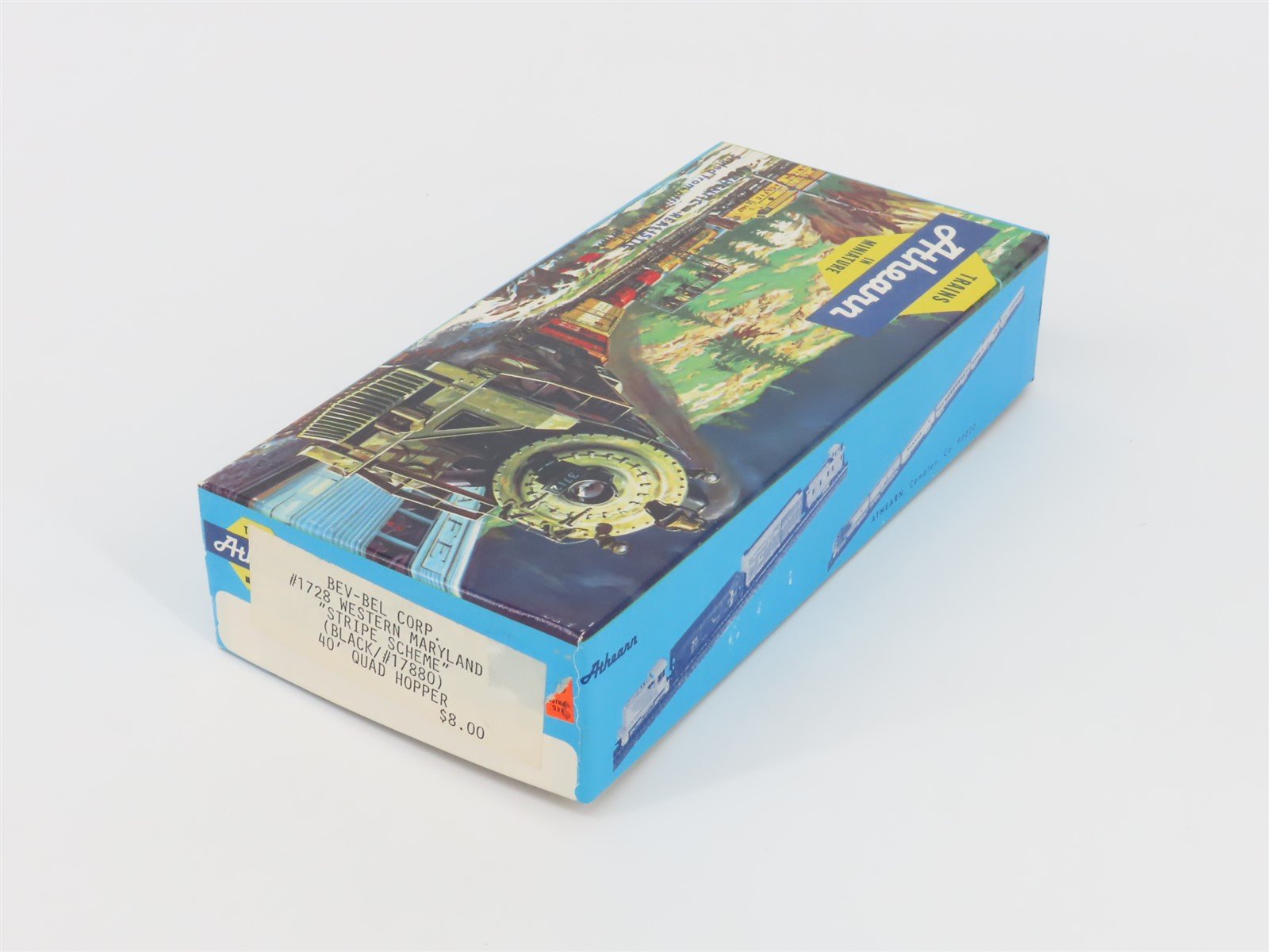 HO Scale Athearn Bev-Bel Kit 1728 WM Western Maryland 4-Bay Hopper #17880