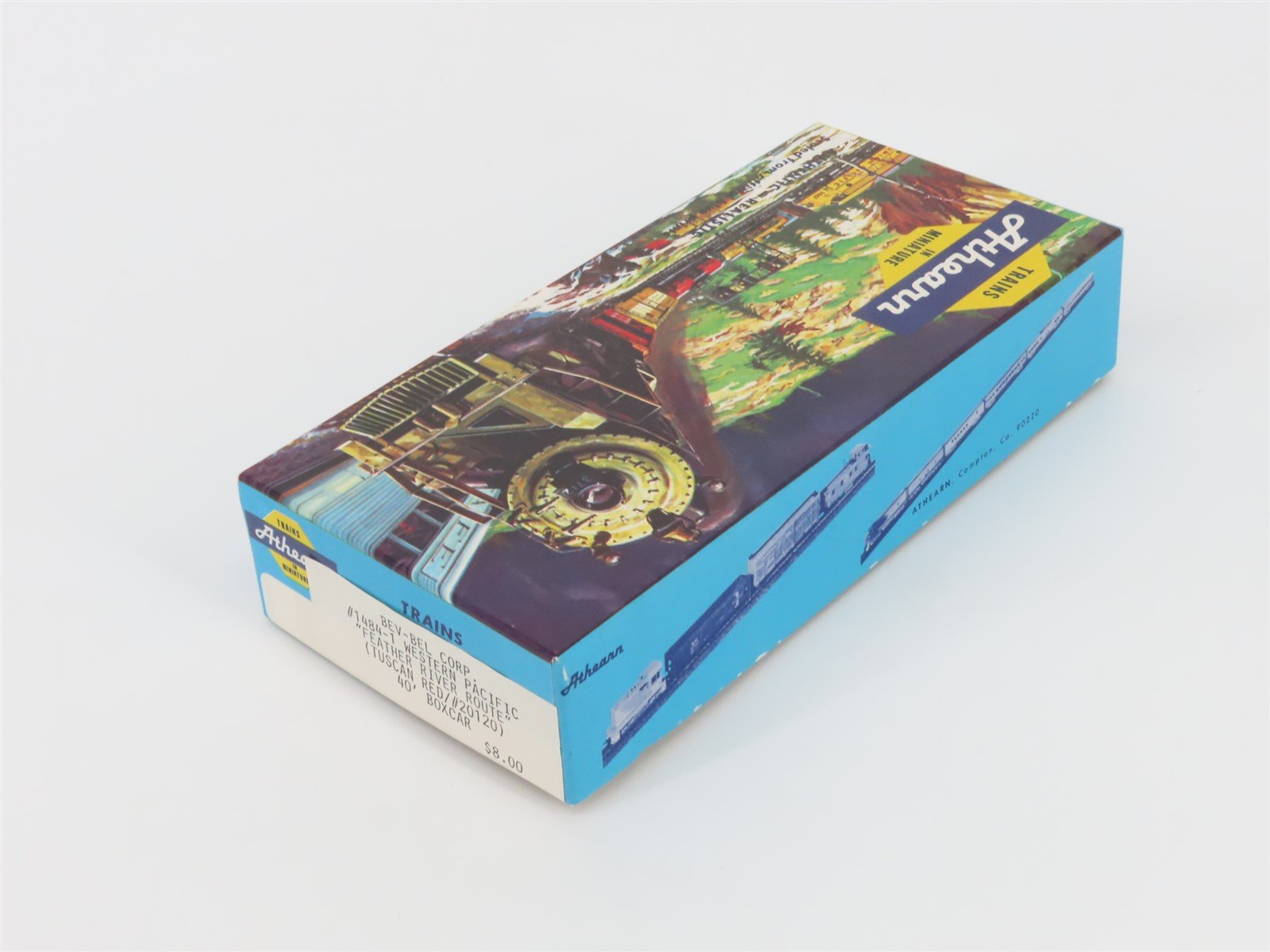 HO Scale Athearn Bev-Bel 1484-1 WP Feather River Route 40' Box Car #20120