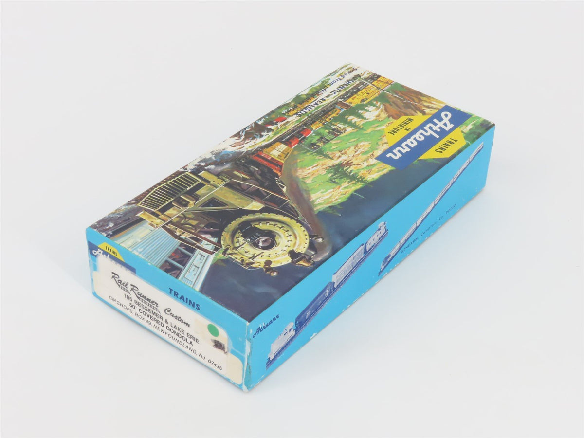 HO Athearn Rail Runner 185 B&amp;LE Bessemer &amp; Lake Erie 50&#39; Covered Gondola #32062